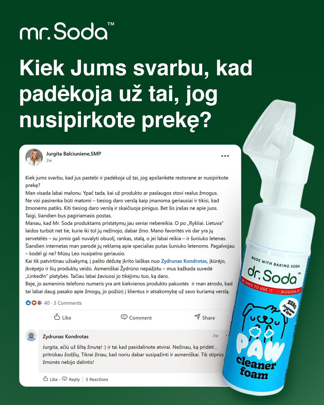 mr.Soda Facebook ad