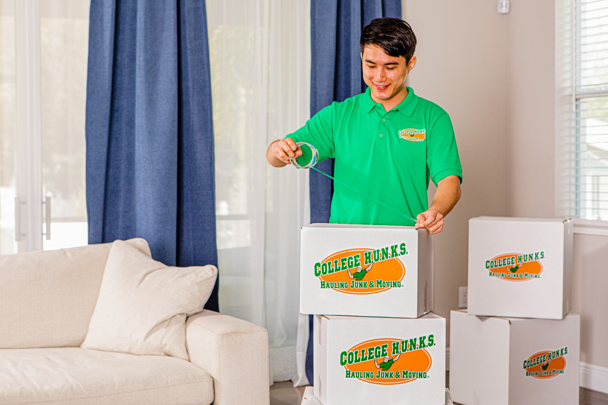 College Hunks Hauling Junk and Moving Facebook ad