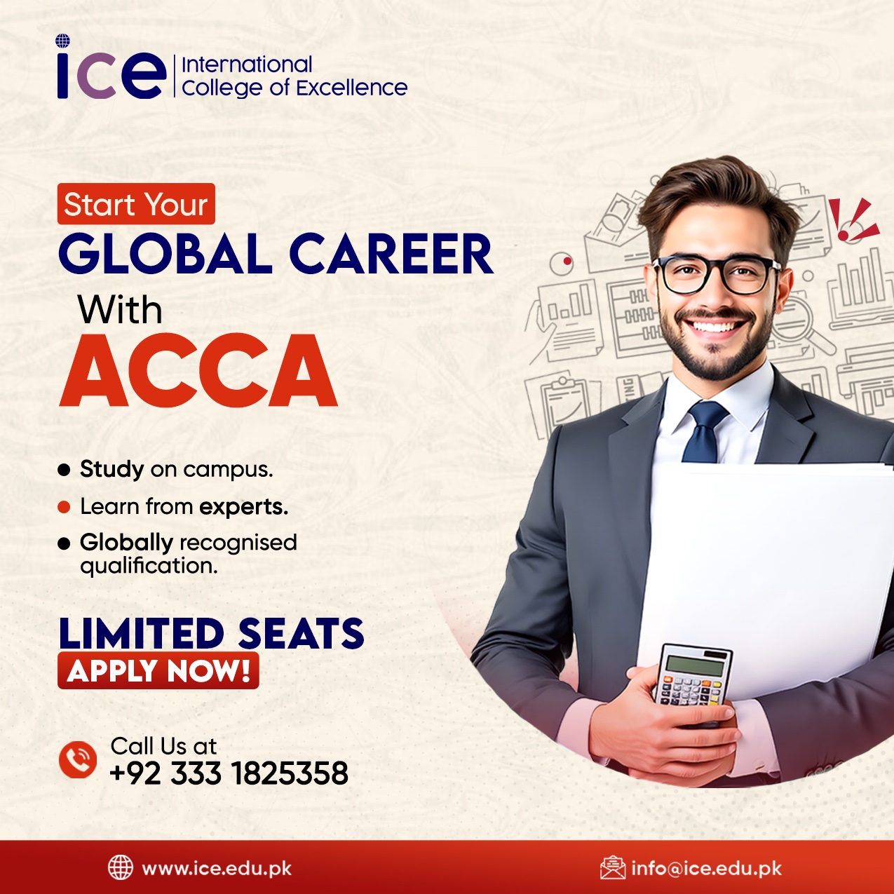 International College of Excellence - ICE Facebook ad