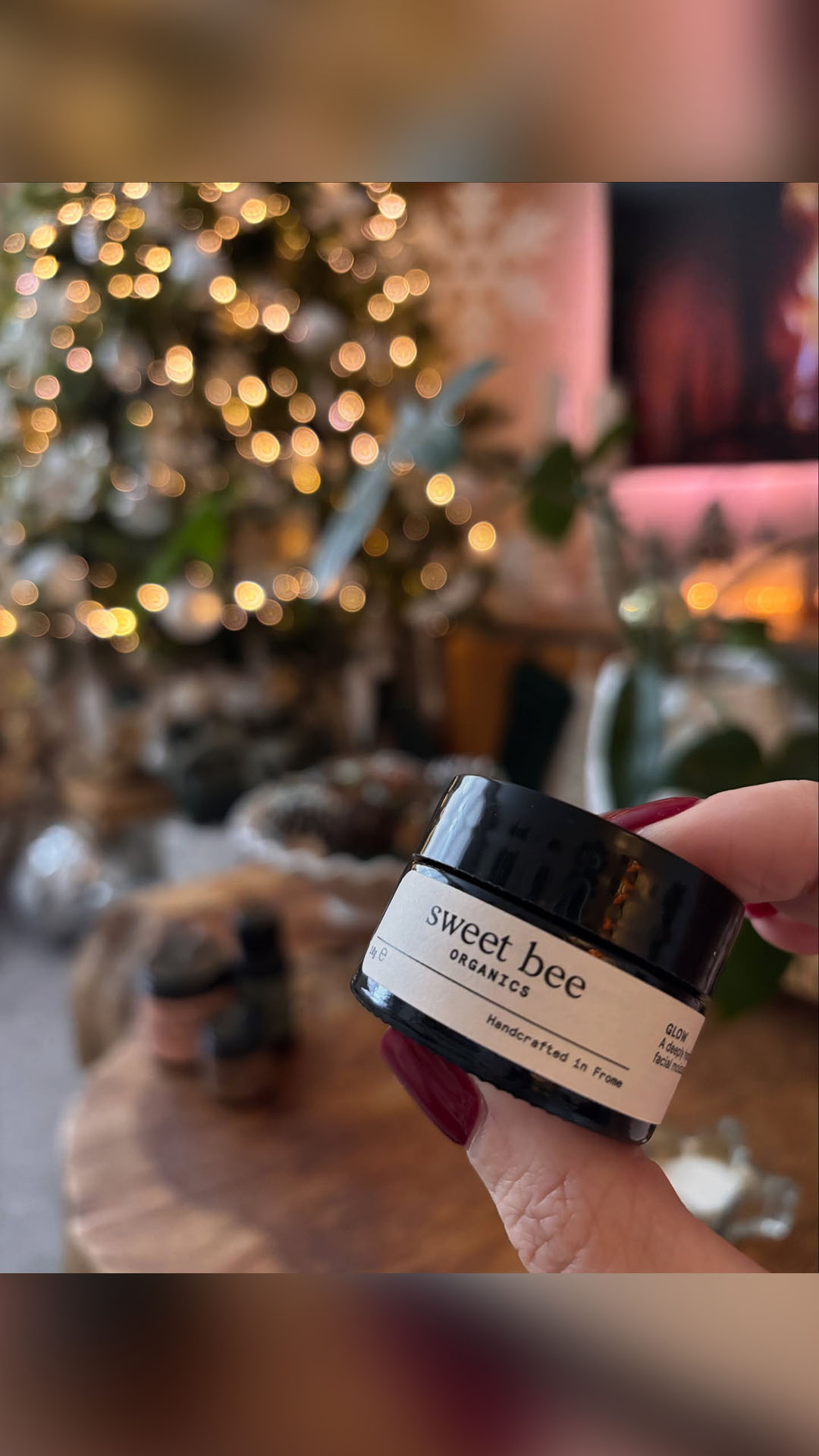 Sweet Bee Organics Facebook ad