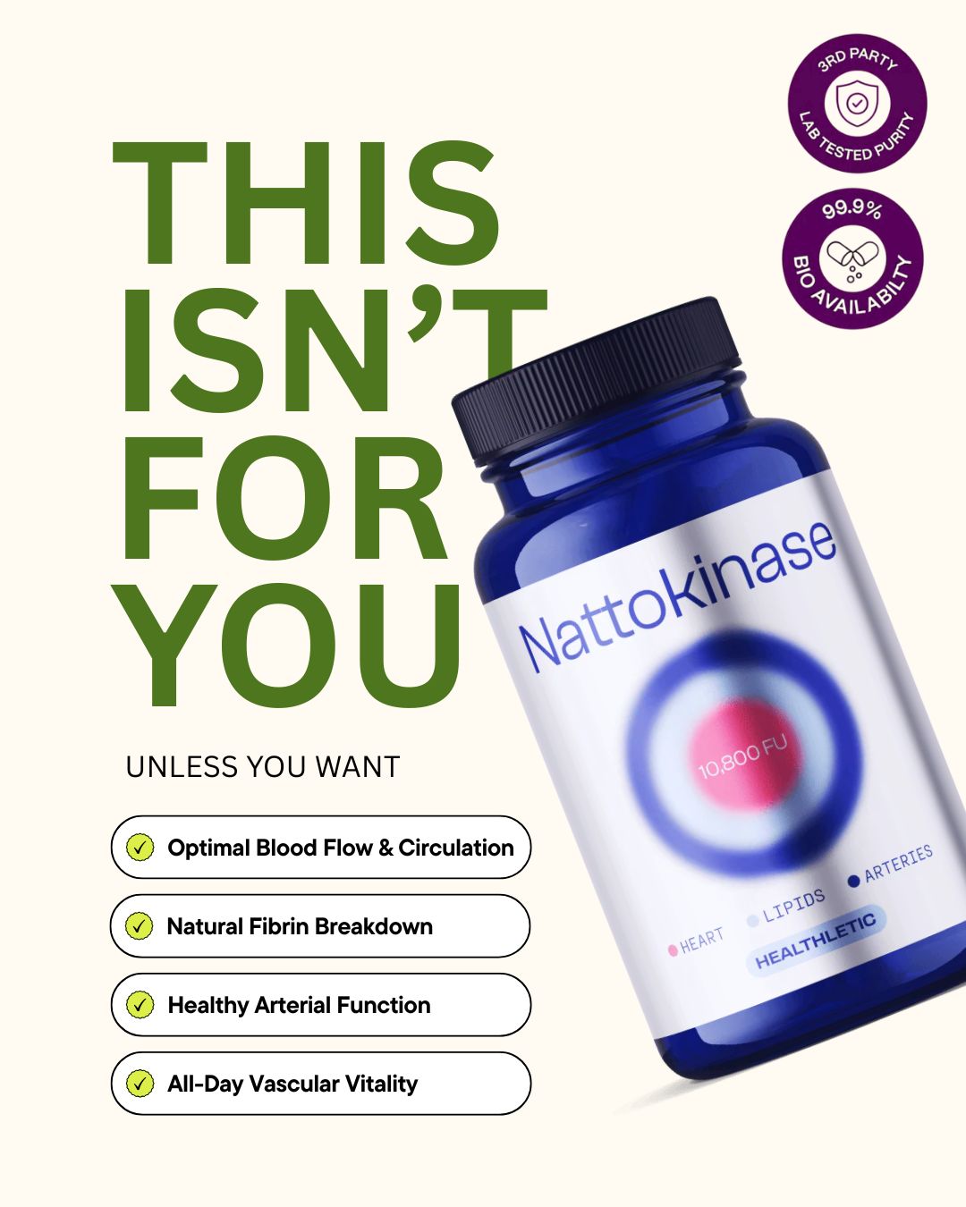 Healthletic Facebook ad