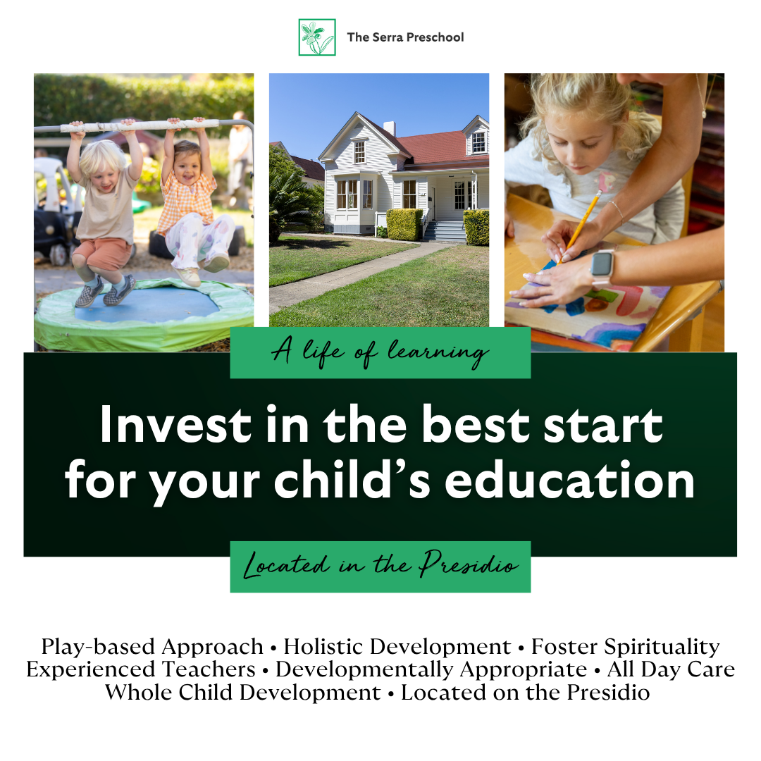 The Serra Preschool Facebook ad: Submit Your Application