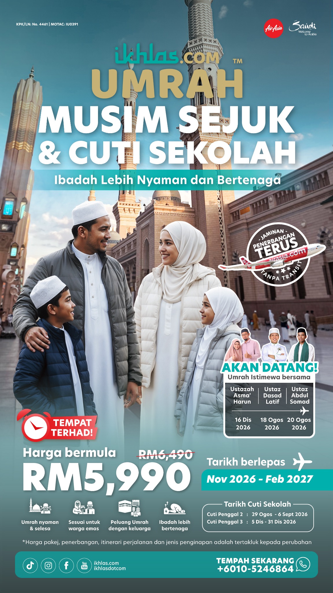 IKHLAS Facebook ad