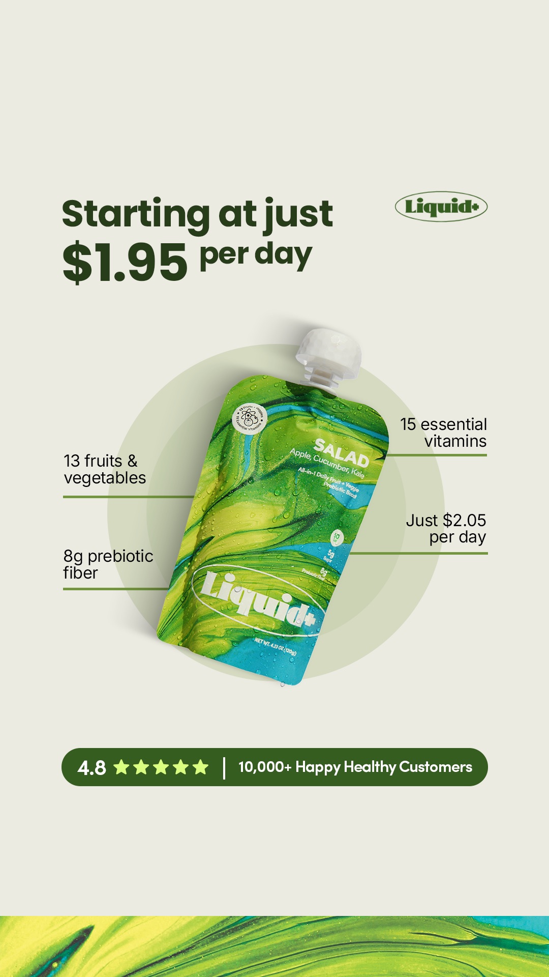 Liquid Salad by Liquid Plus Facebook ad