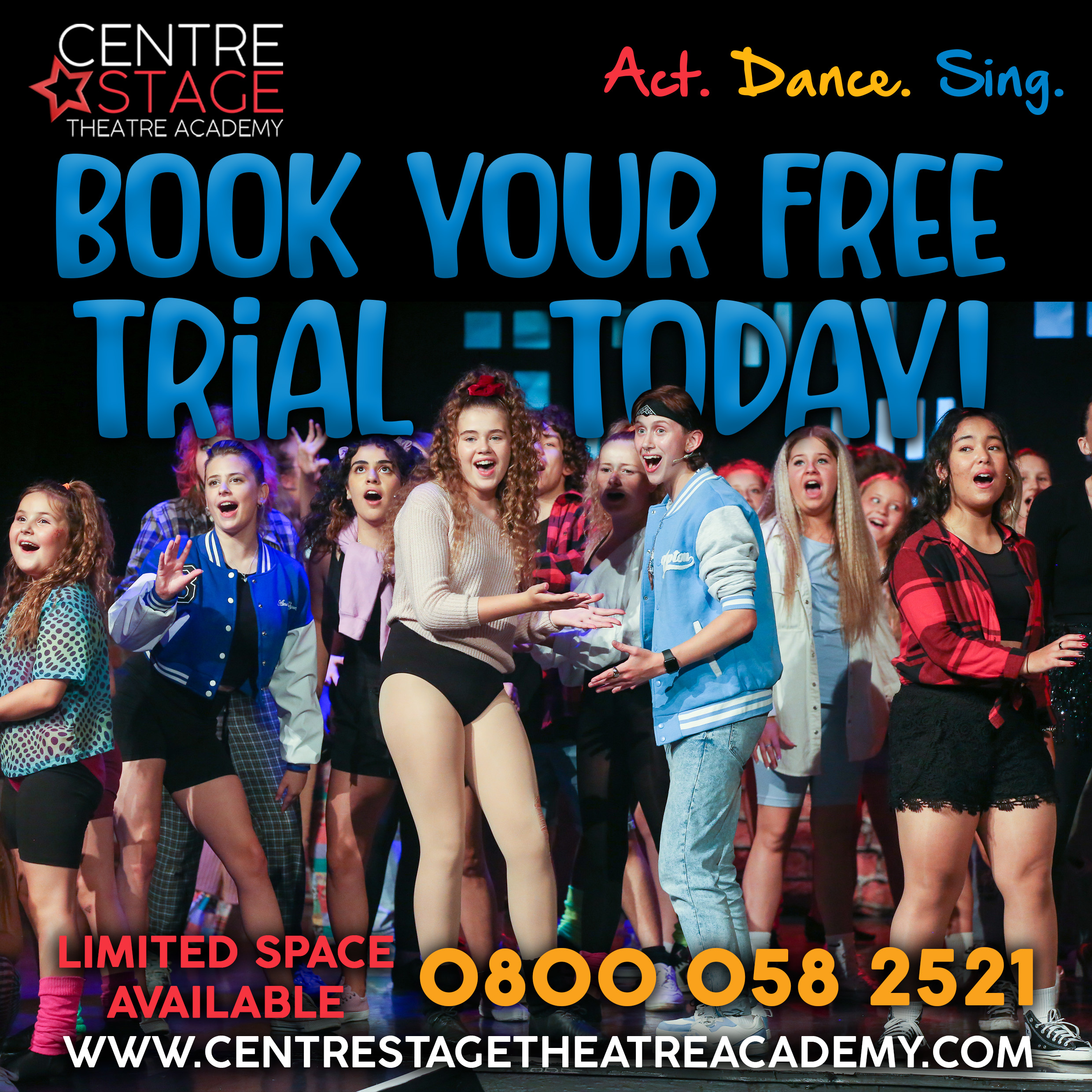Centre Stage Theatre Academy Facebook ad