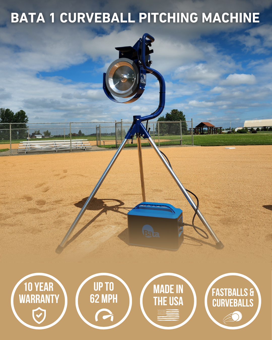 BATA Baseball Facebook ad: Fastballs, Curveballs & Fly Balls, One Machine