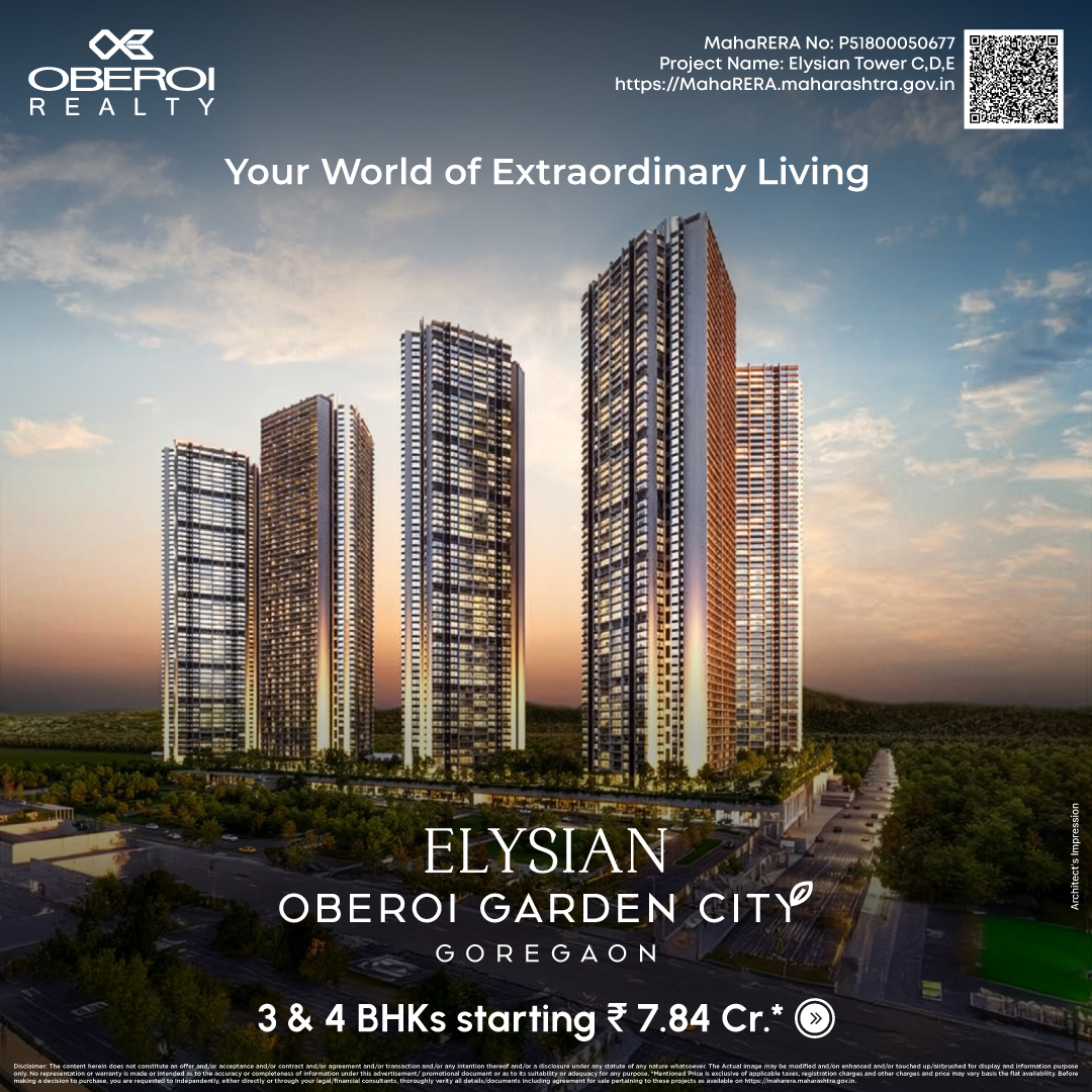 Oberoi Realty Facebook ad from Apr 21, 2026