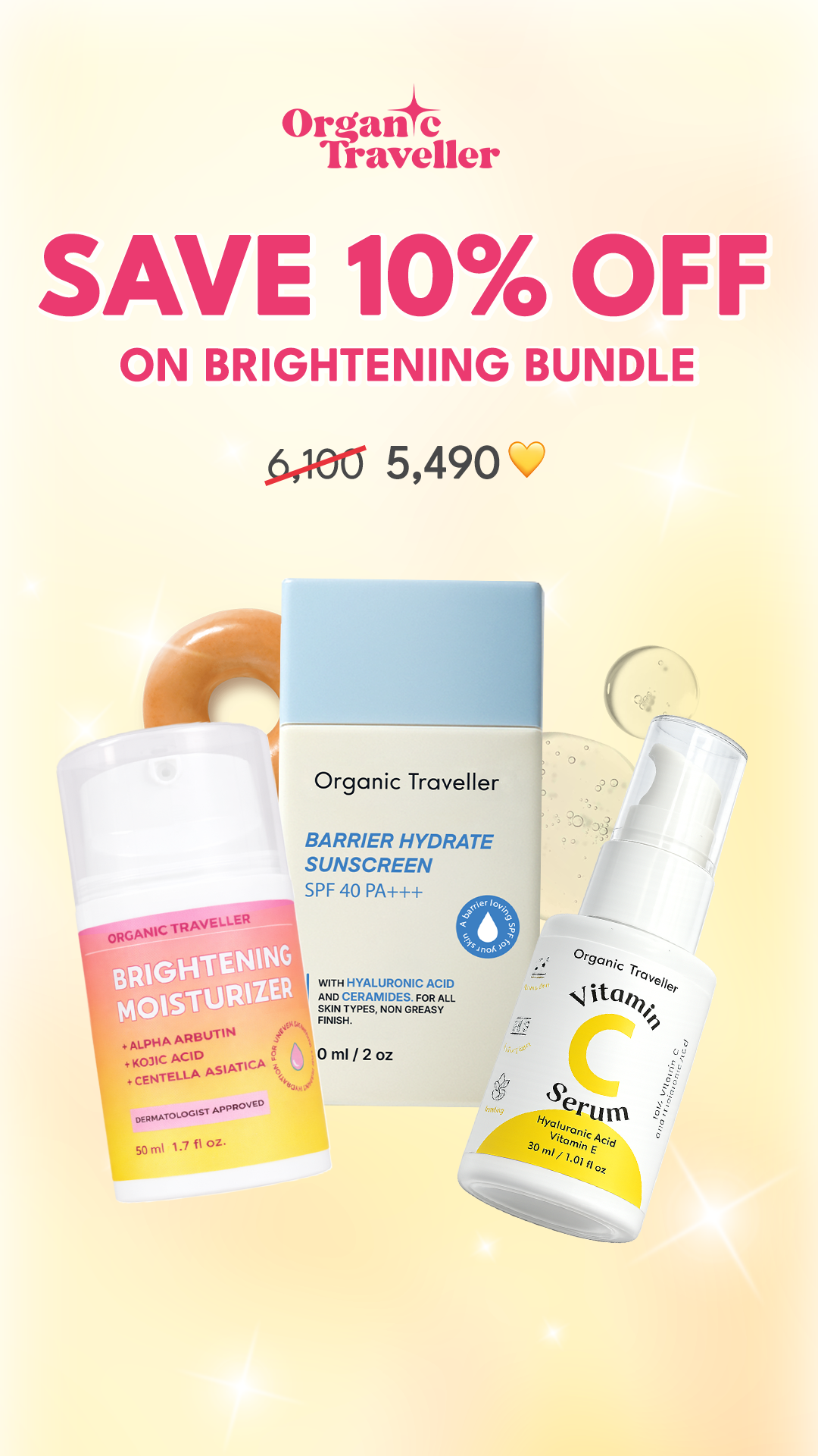 Organic Traveller - Skincare Facebook ad