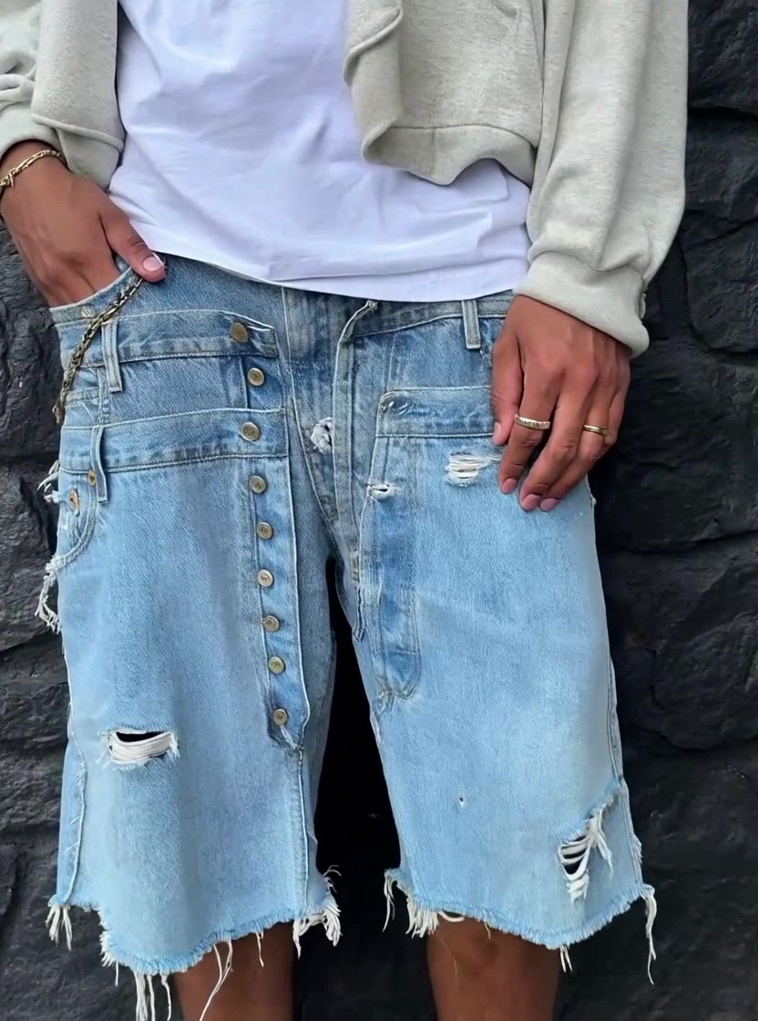 NTMB Facebook ad: Elevate your style with our Triple Jeans Bermuda…