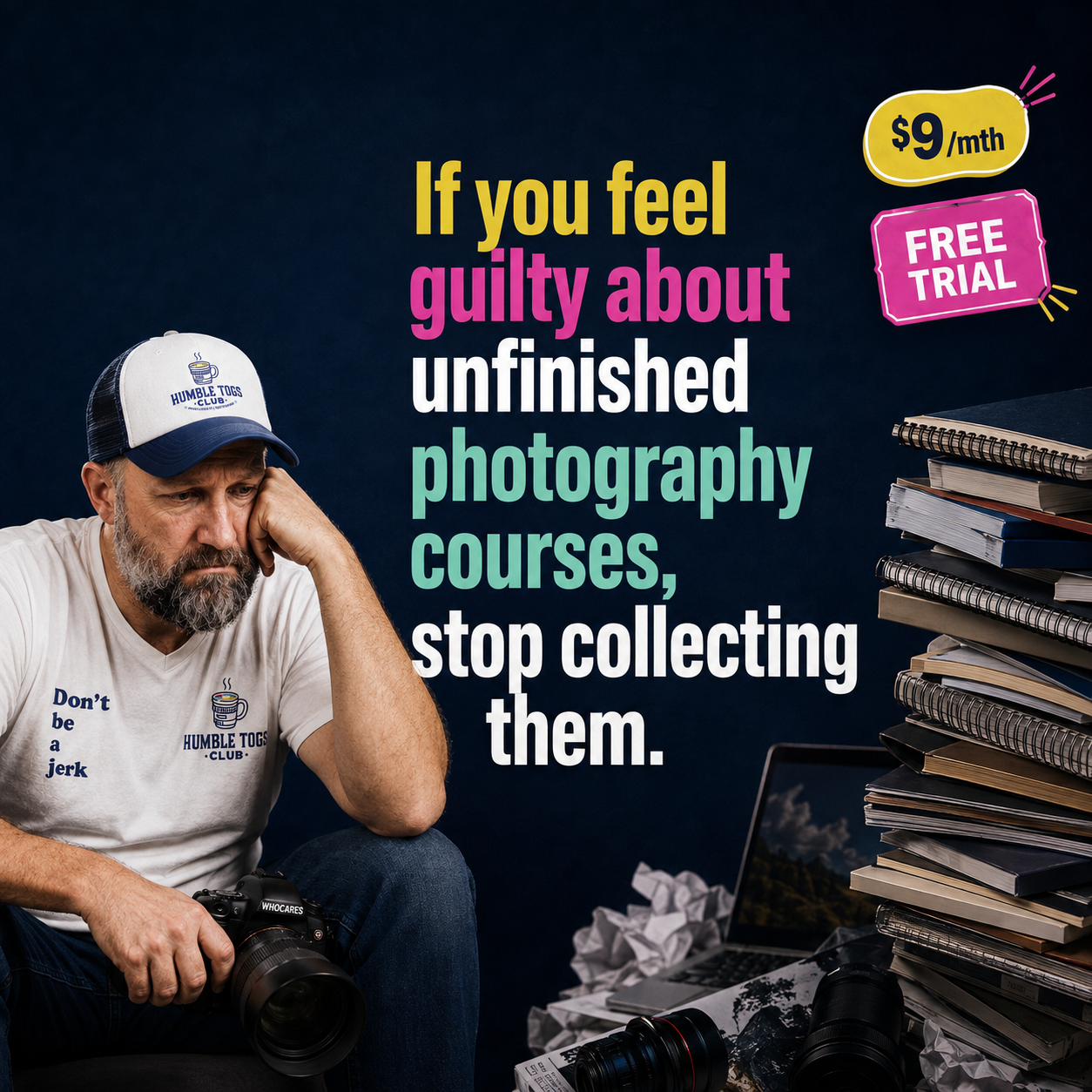 By Kurt Sneddon Facebook ad: Unfinished Courses? Get Real Help.