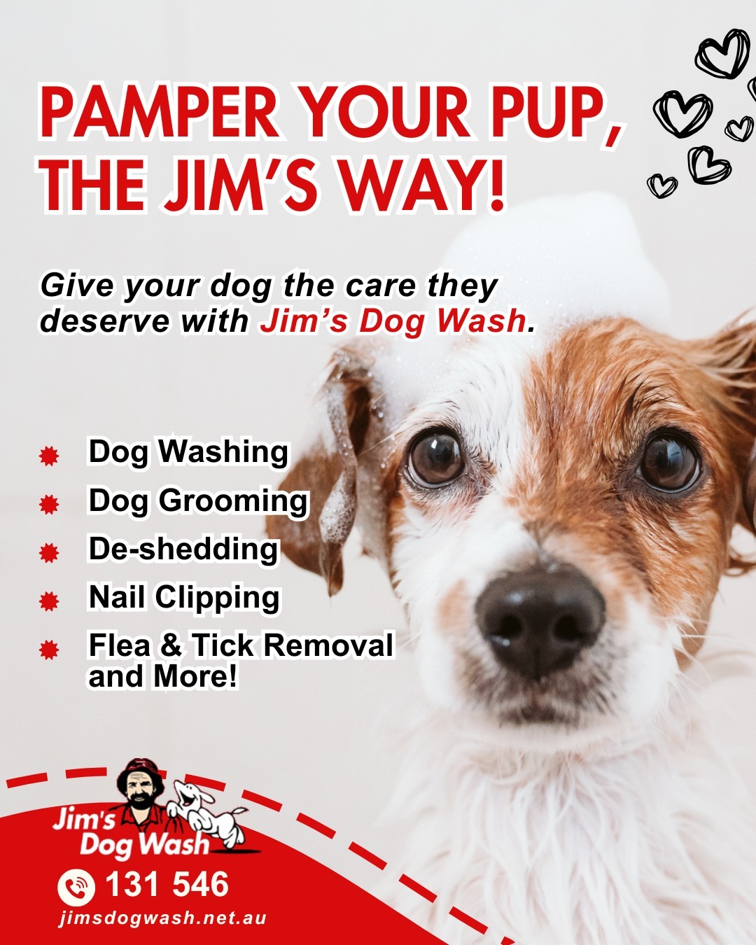 Jim's Dog Wash And Grooming Facebook ad