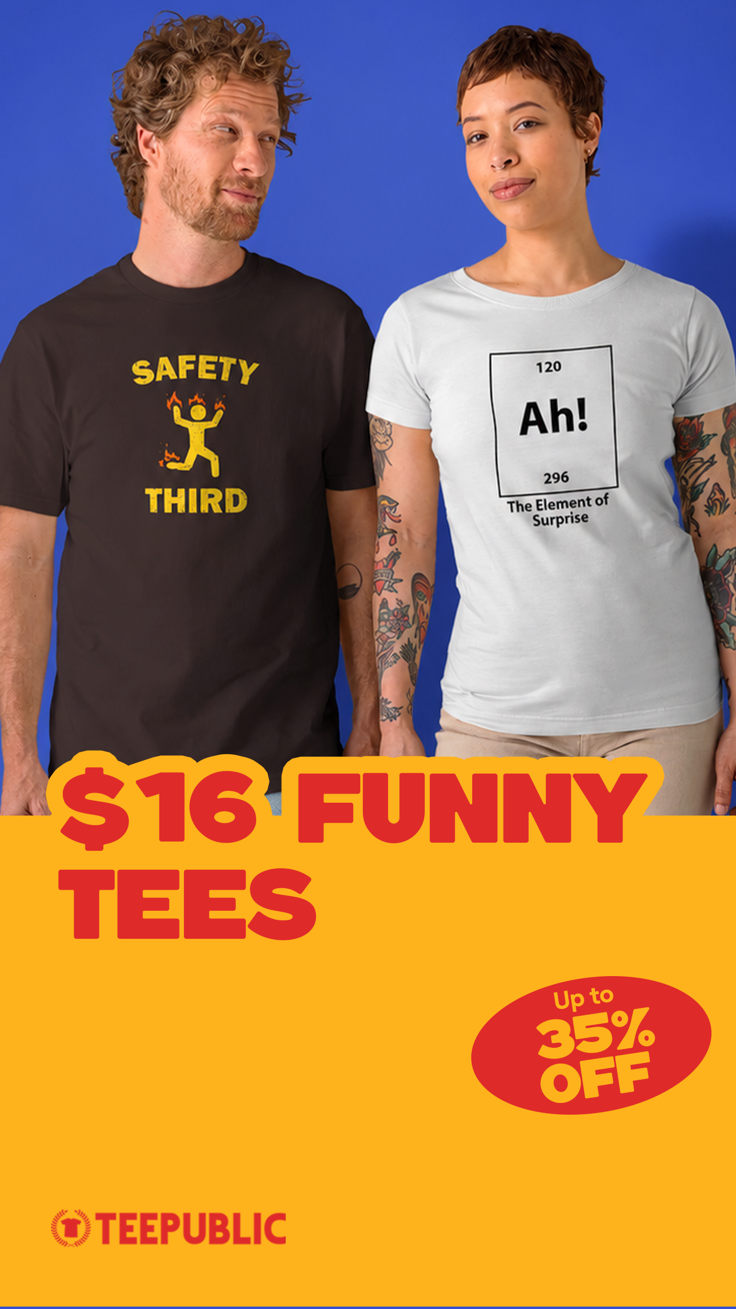 TeePublic.com Facebook ad from Jul 15, 2026