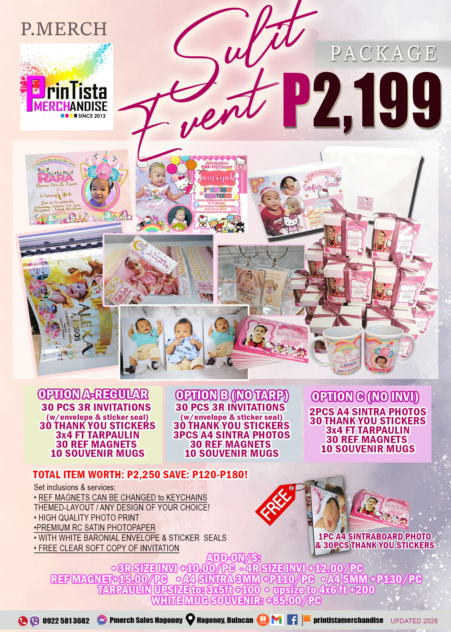 PRINTista Merchandise Facebook ad: Try our best selling SULIT PACKAGES for your…