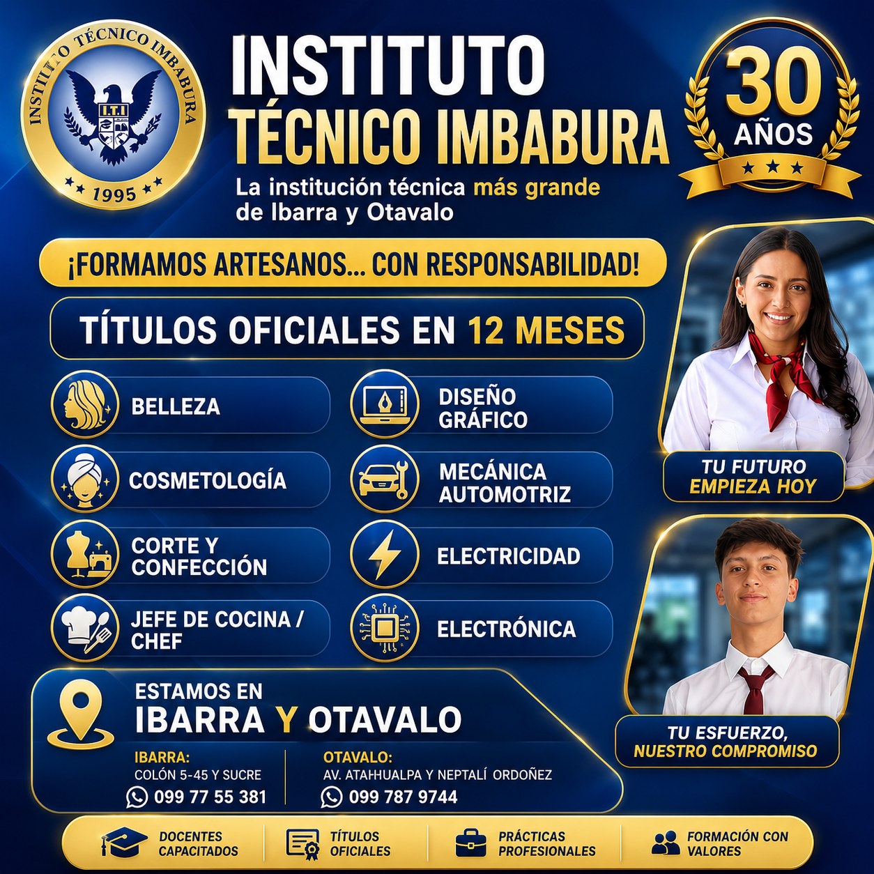 Instituto Técnico Imbabura Facebook ad: INSTITUTO TÉCNICO IMBABURA