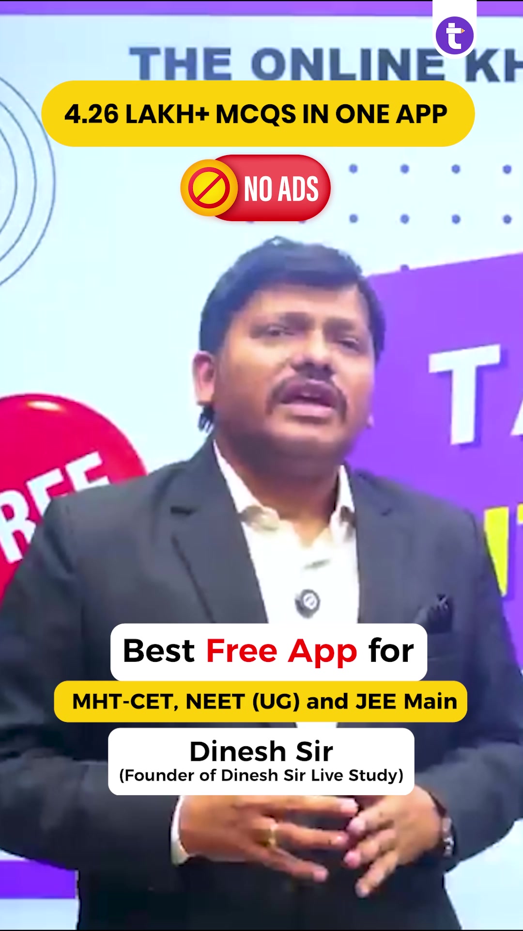 Target Publications Pvt. Ltd. Facebook ad: Score More in NEET (UG), JEE Mains, & MHT-CET
