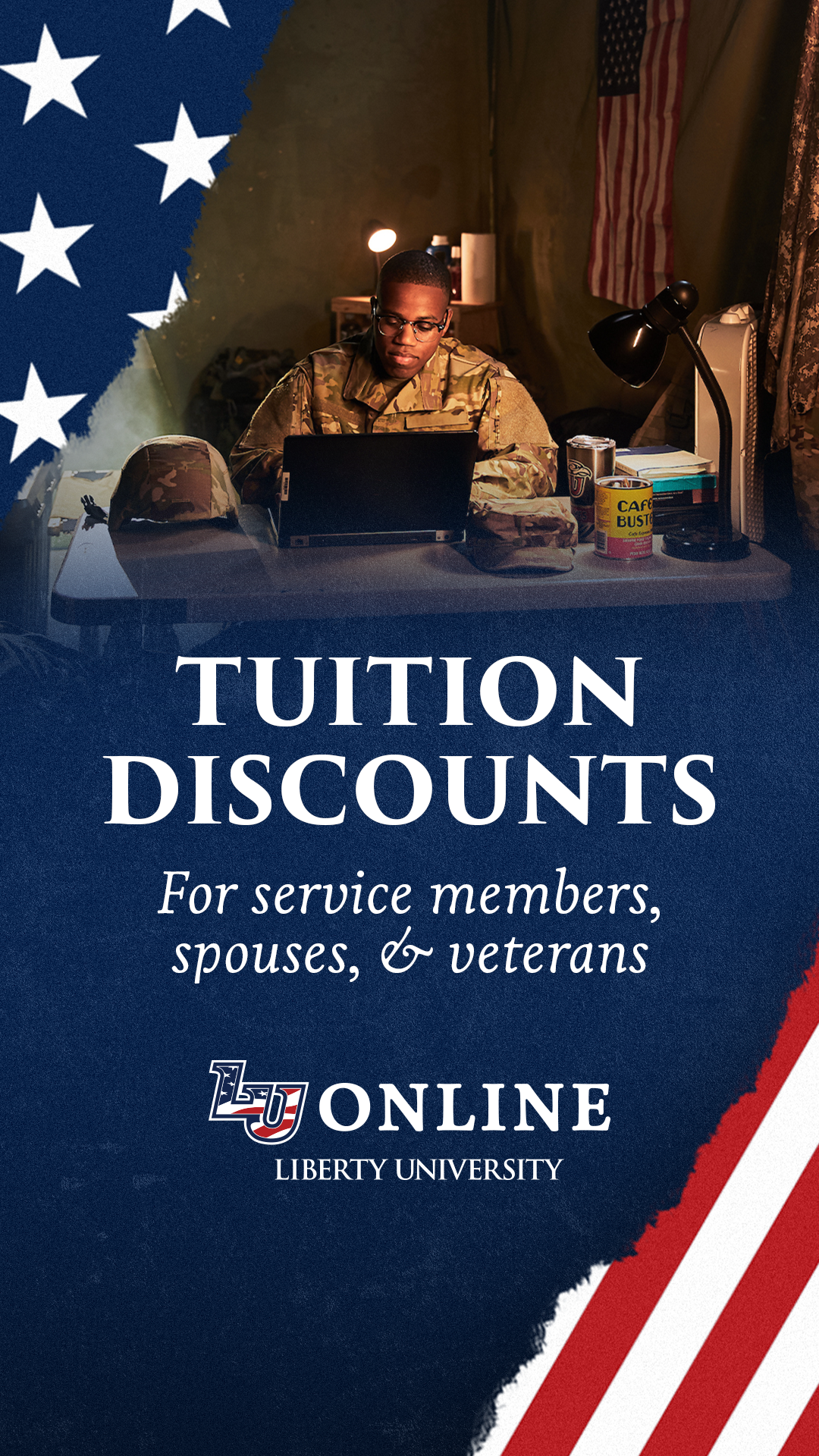 Liberty University Online Programs Facebook ad