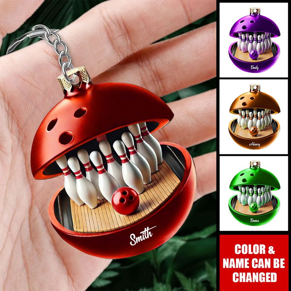 Printerval Custom Gifts Facebook ad: Bowling Lover Personalized Name Multicolor Shaped Acrylic…