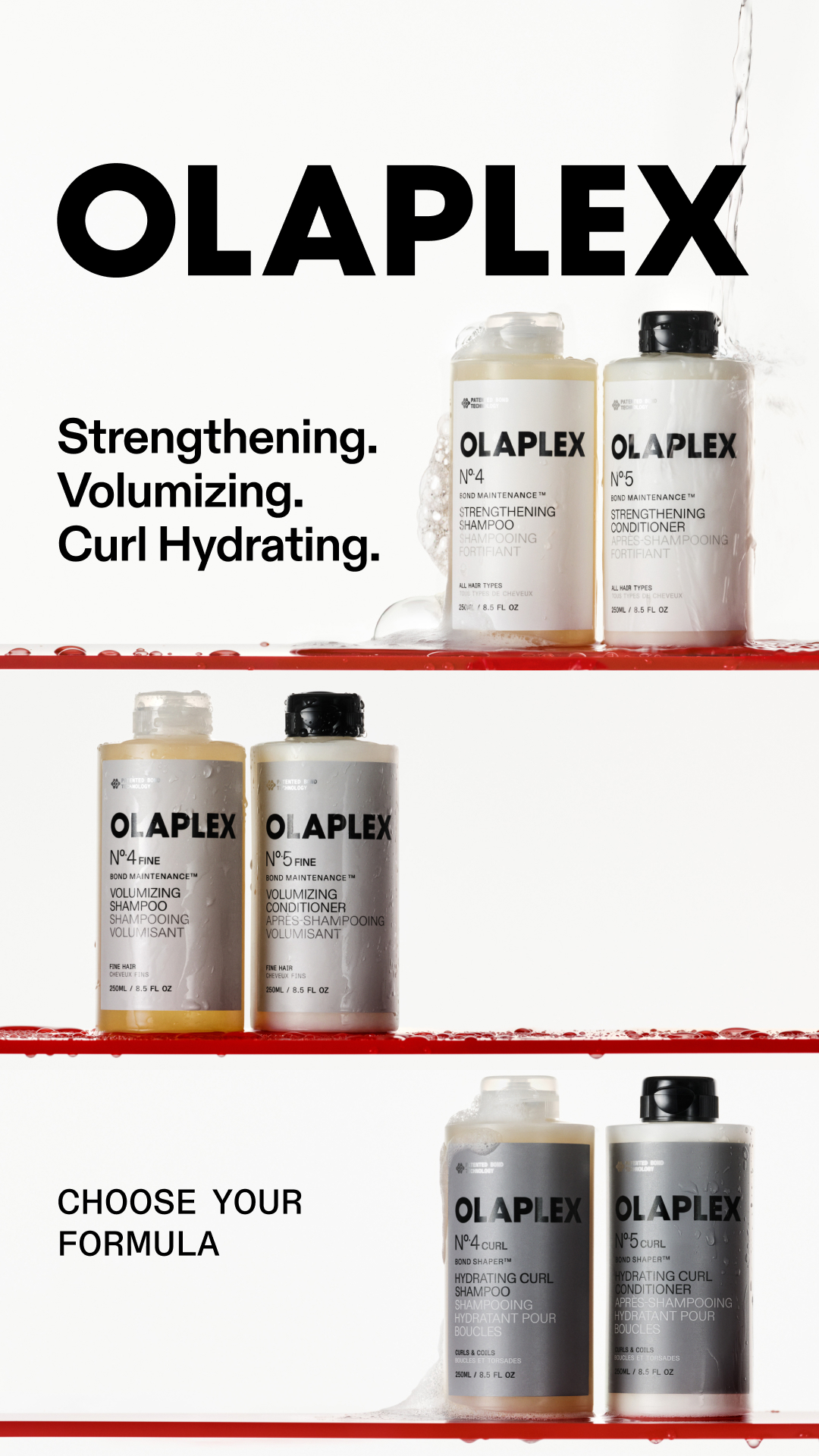 Olaplex Facebook ad: Your Hair Goals. Your Choice.