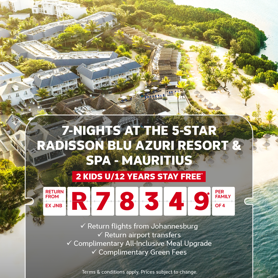 Flight Centre South Africa Facebook ad: Making memories that last a lifetime starts with…