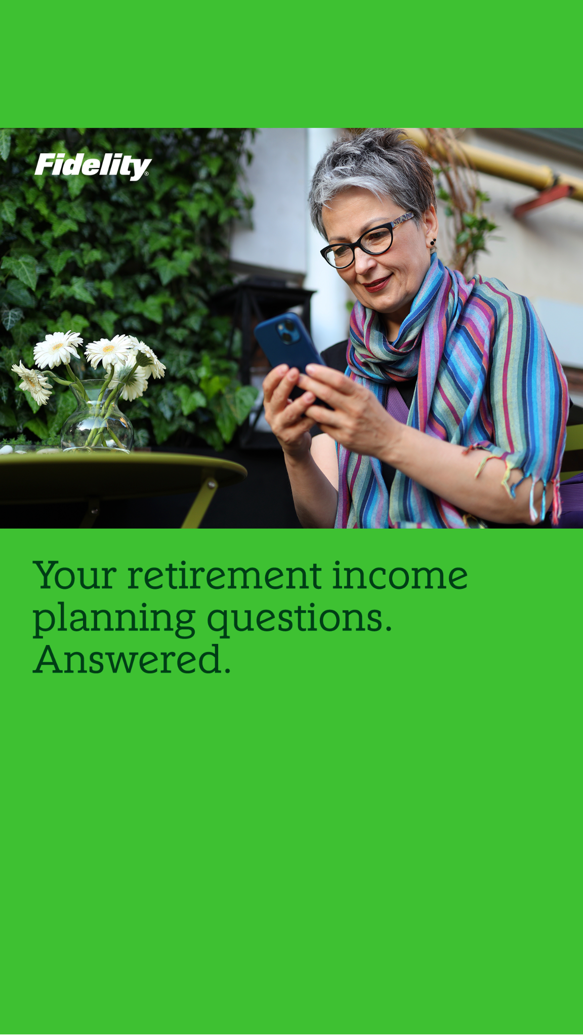Fidelity Investments Facebook ad