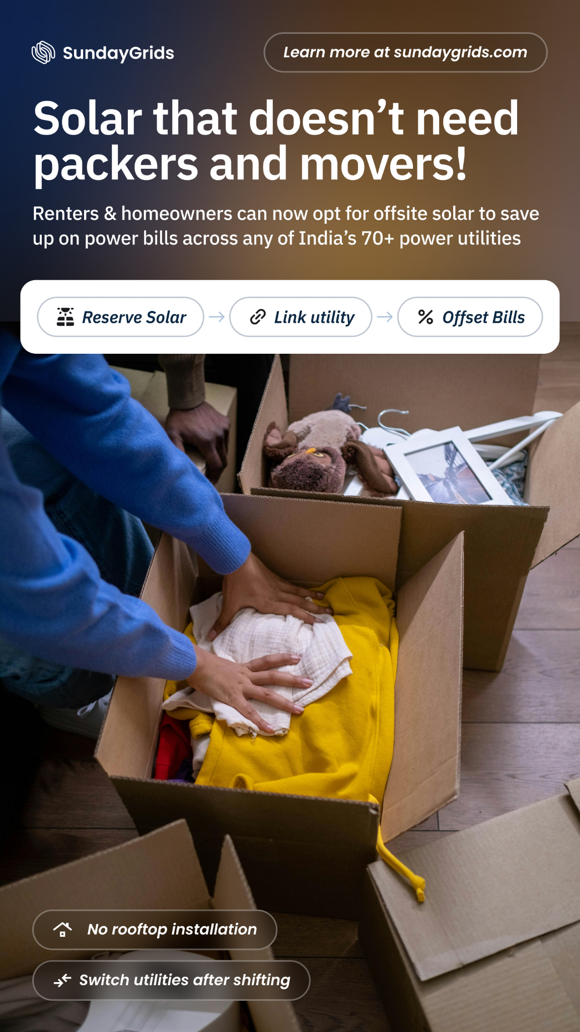 SundayGrids Facebook ad from Jan 29, 2026