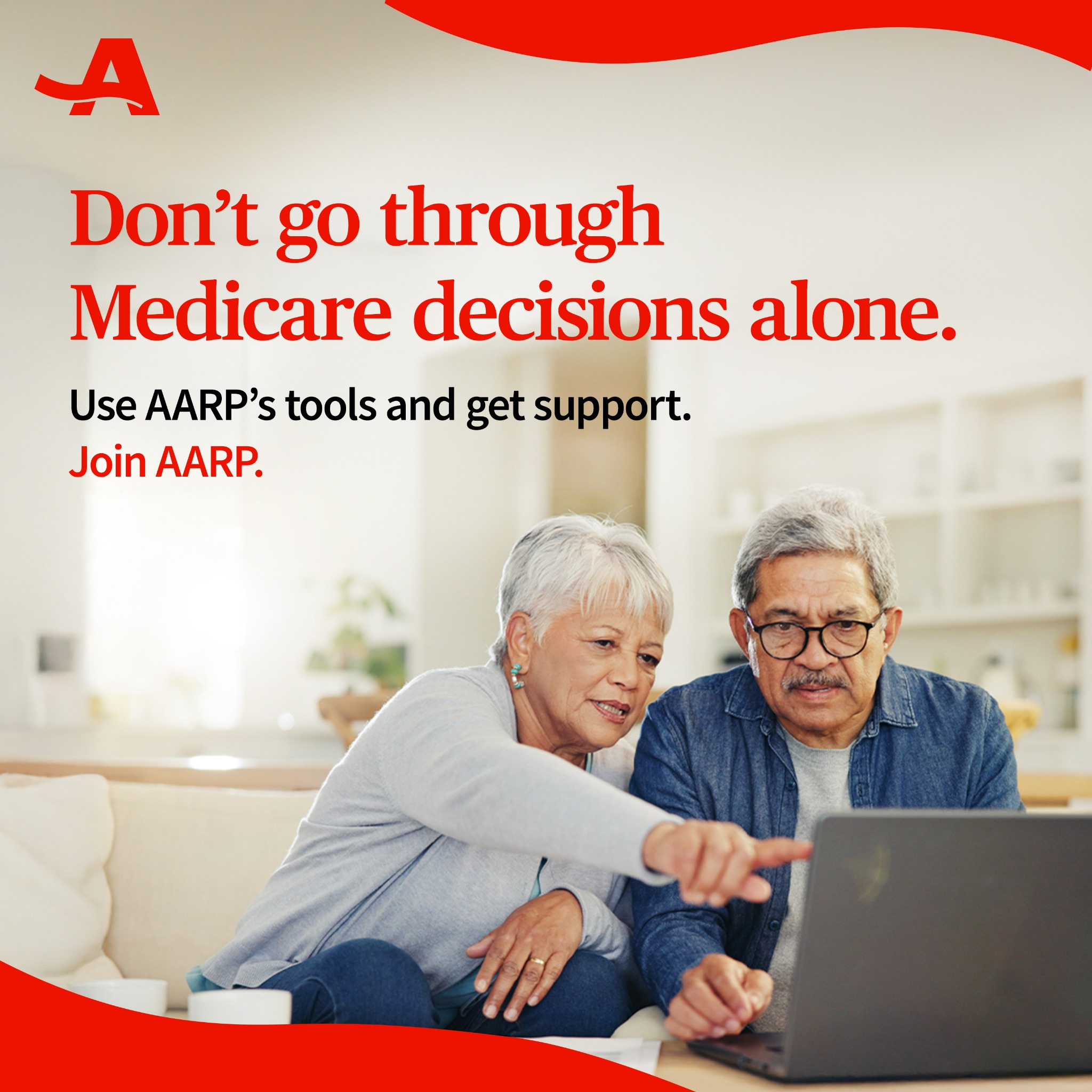 AARP Facebook ad