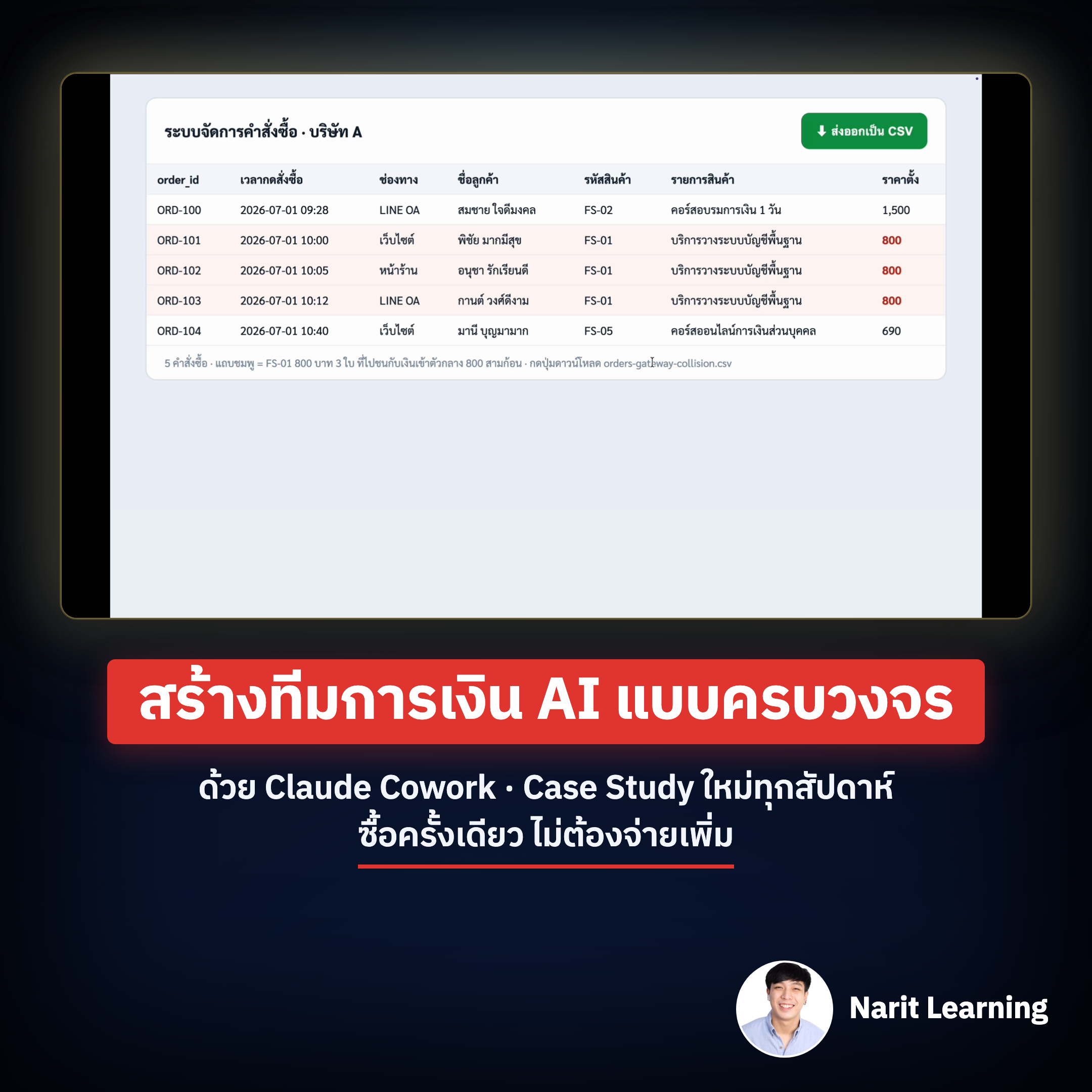 Narit Learning Facebook ad