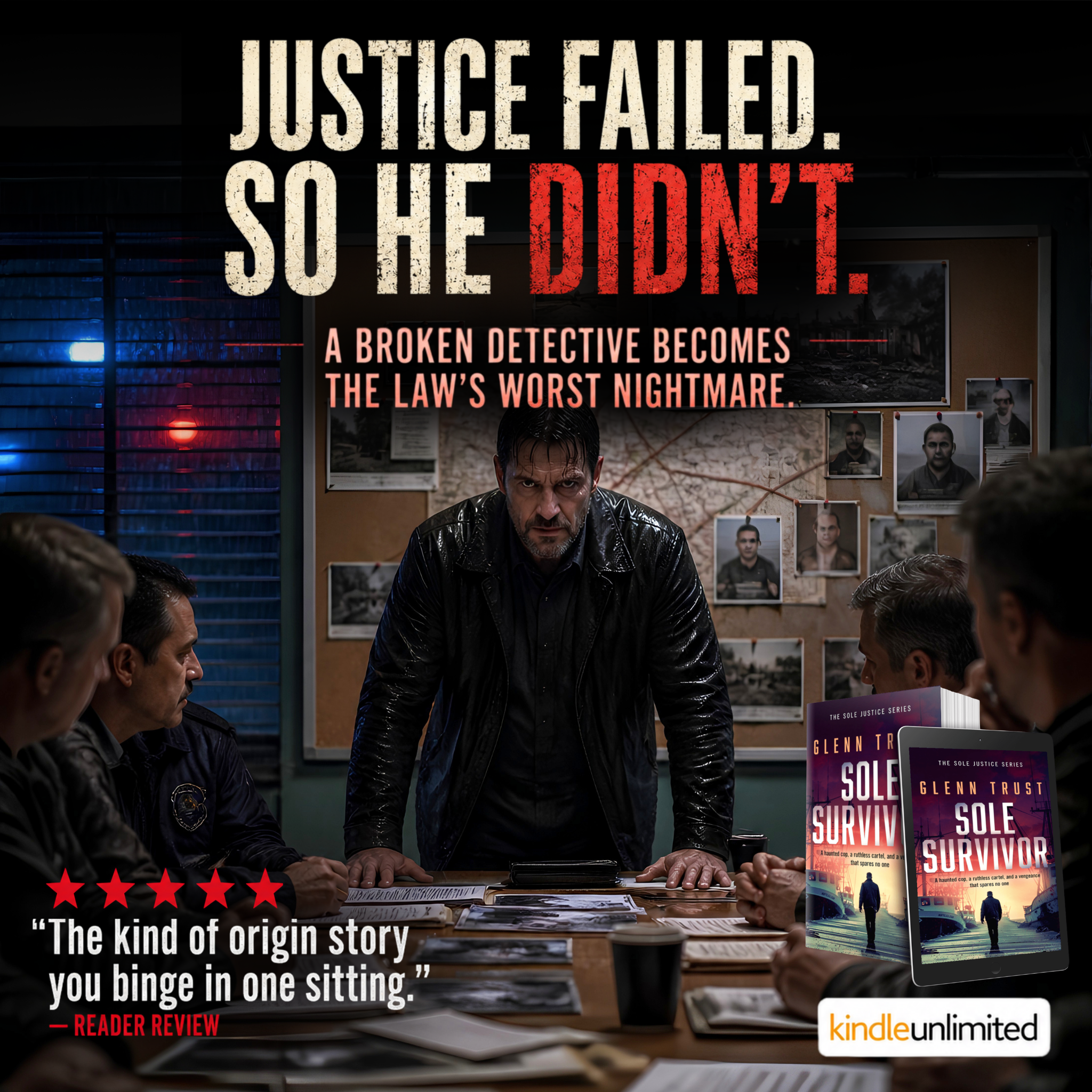 Vinci Crime Thrillers Facebook ad