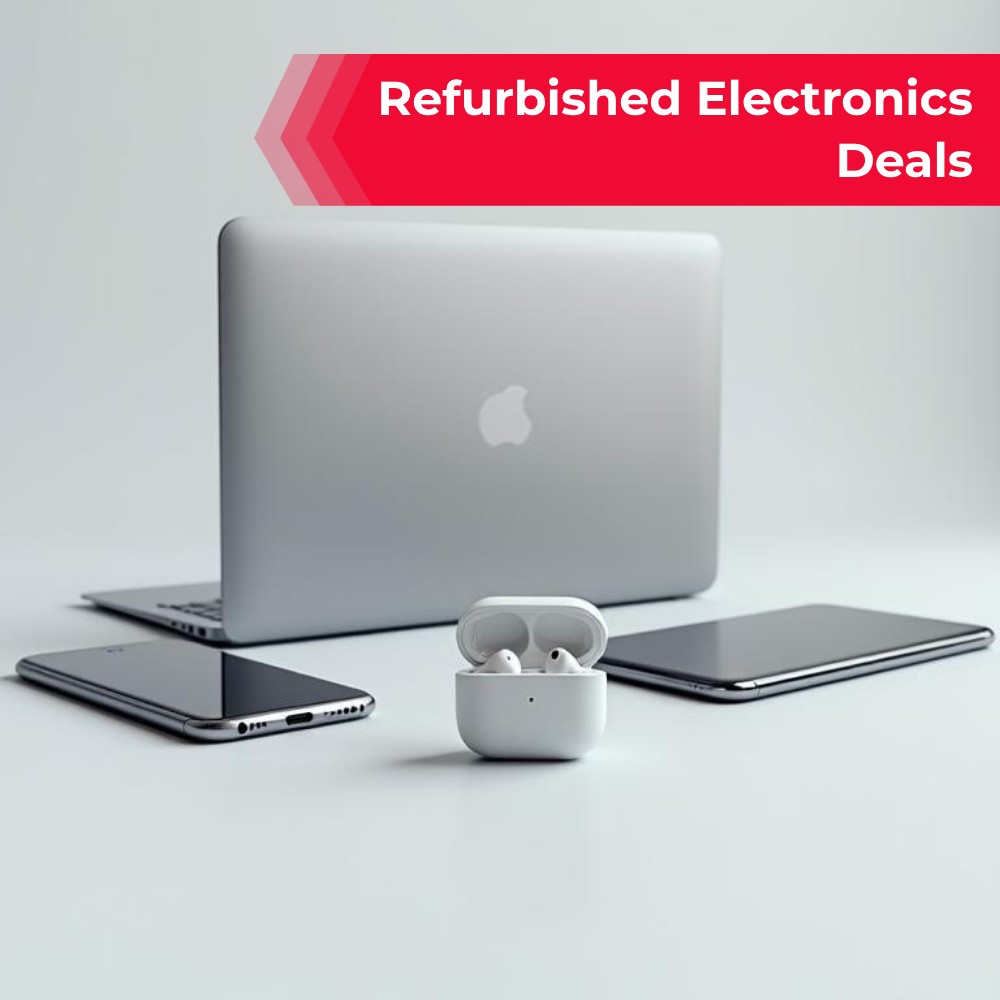ConsumerFinds Central Facebook ad: Refurbished Electronics Deals