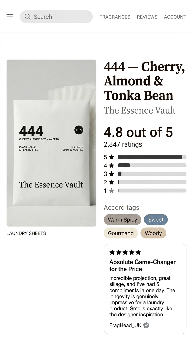 The Essence Vault Facebook ad