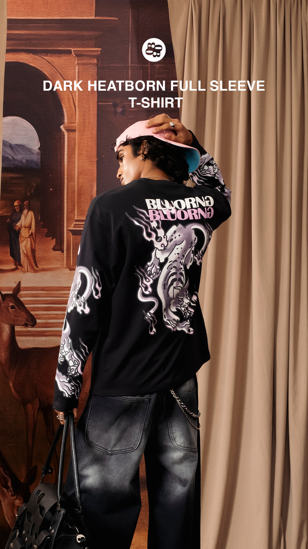 Bluorng Facebook ad: Dark Heatborn Full Sleeve T-Shirt