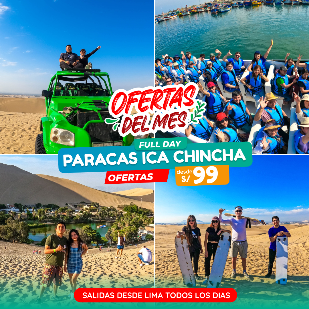 Paracas Tours Perú Facebook ad: Full day Paracas Ica Fiestas Patrias