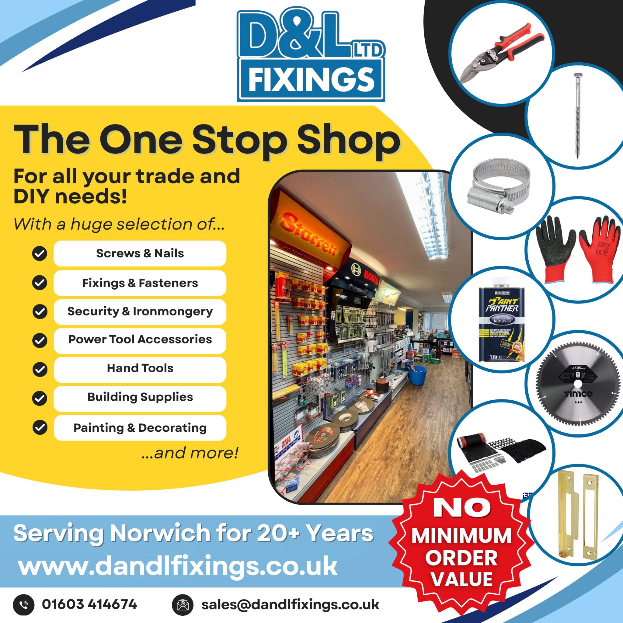 D & L Fixings Ltd Facebook ad