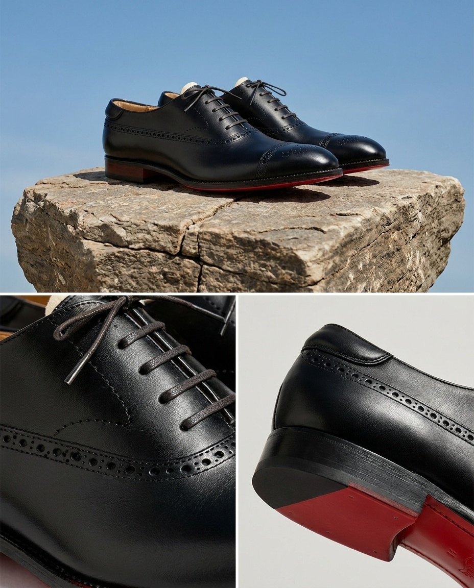 Harper Heights. Facebook ad: Oxford Royal Brogue