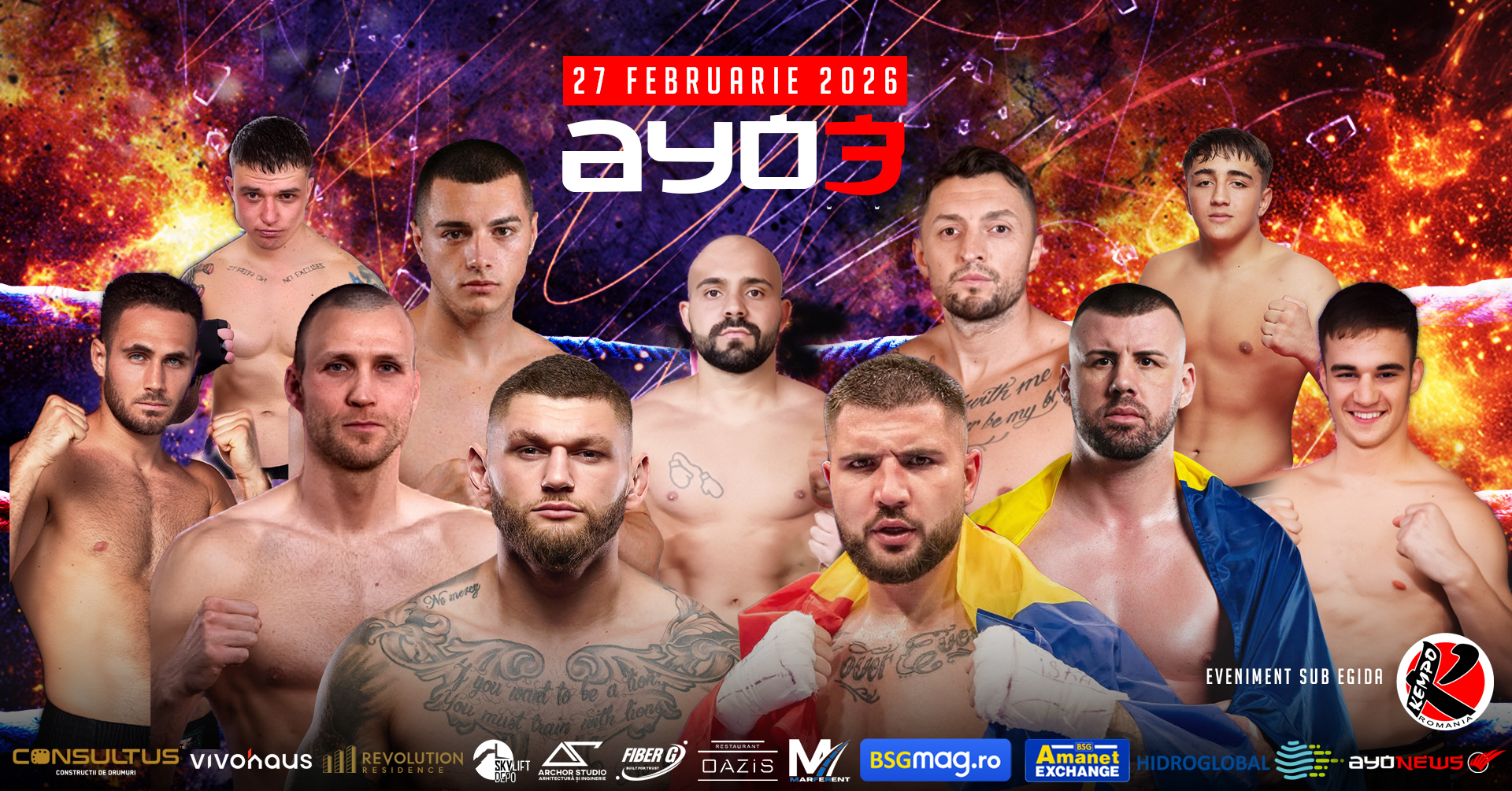 Ayo Gym Facebook ad: AYO3 Fighting Tournament BAIA MARE