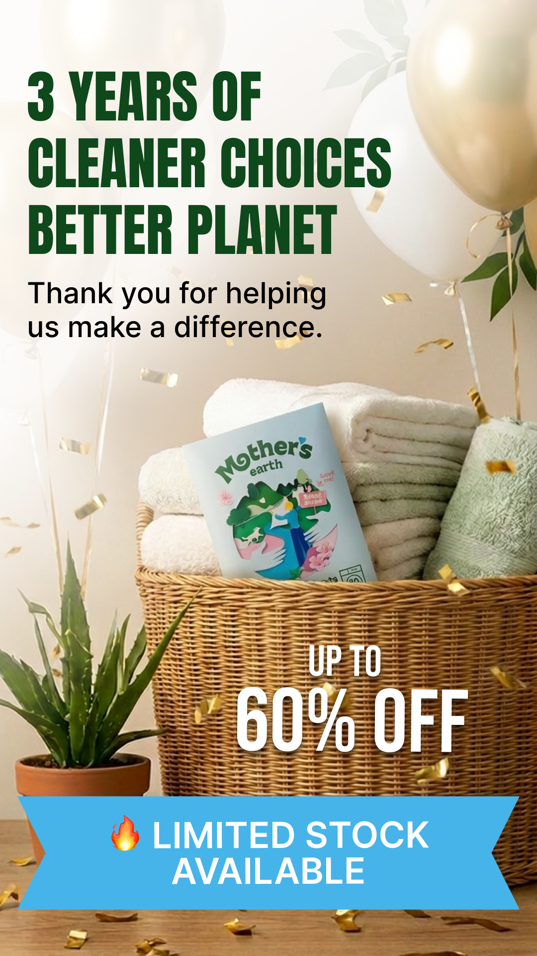 Mothers Earth Facebook ad