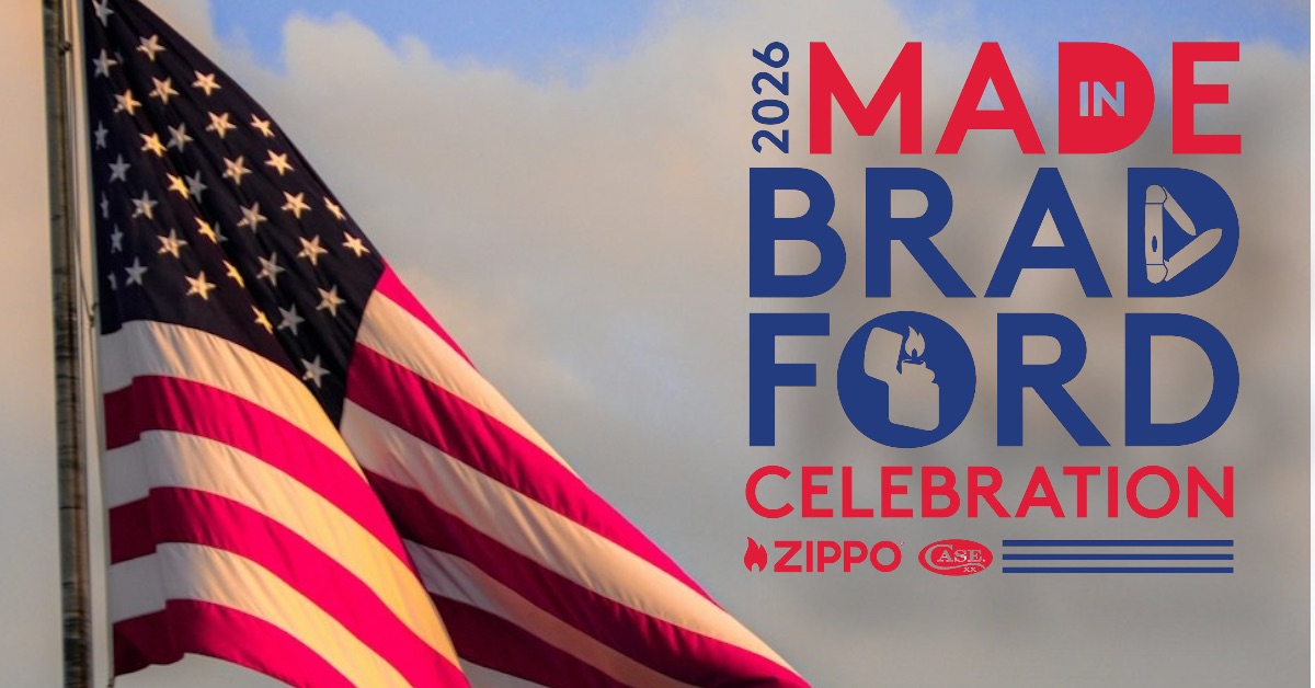 Zippo/Case Museum & Flagship Store Facebook ad: 2026 Made In Bradford Celebration
