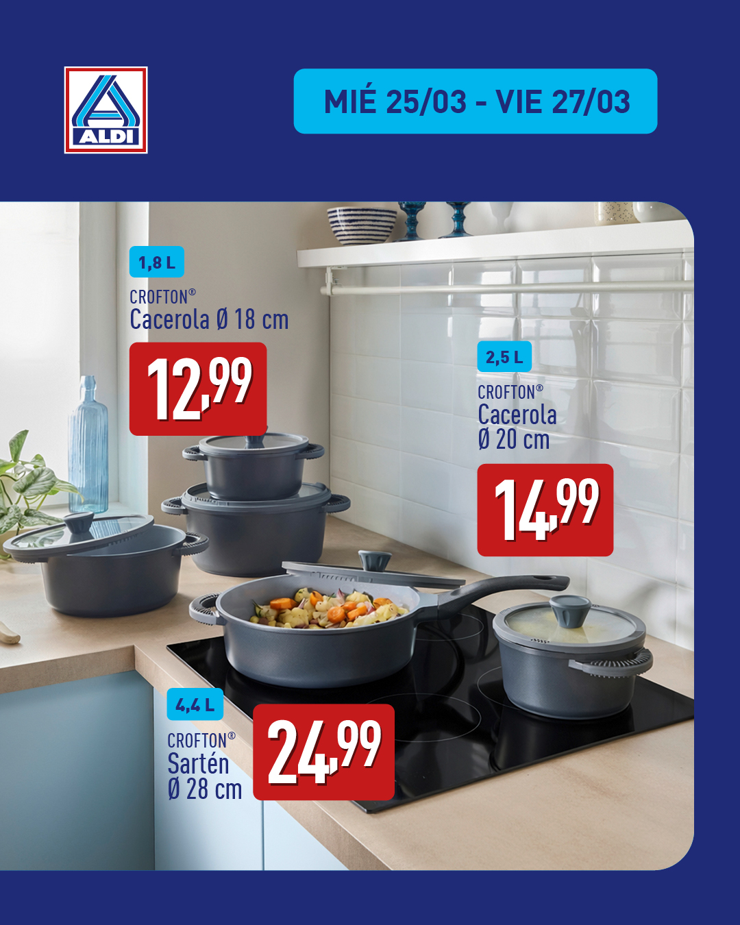 Aldi Supermercados Facebook ad from Mar 23, 2026