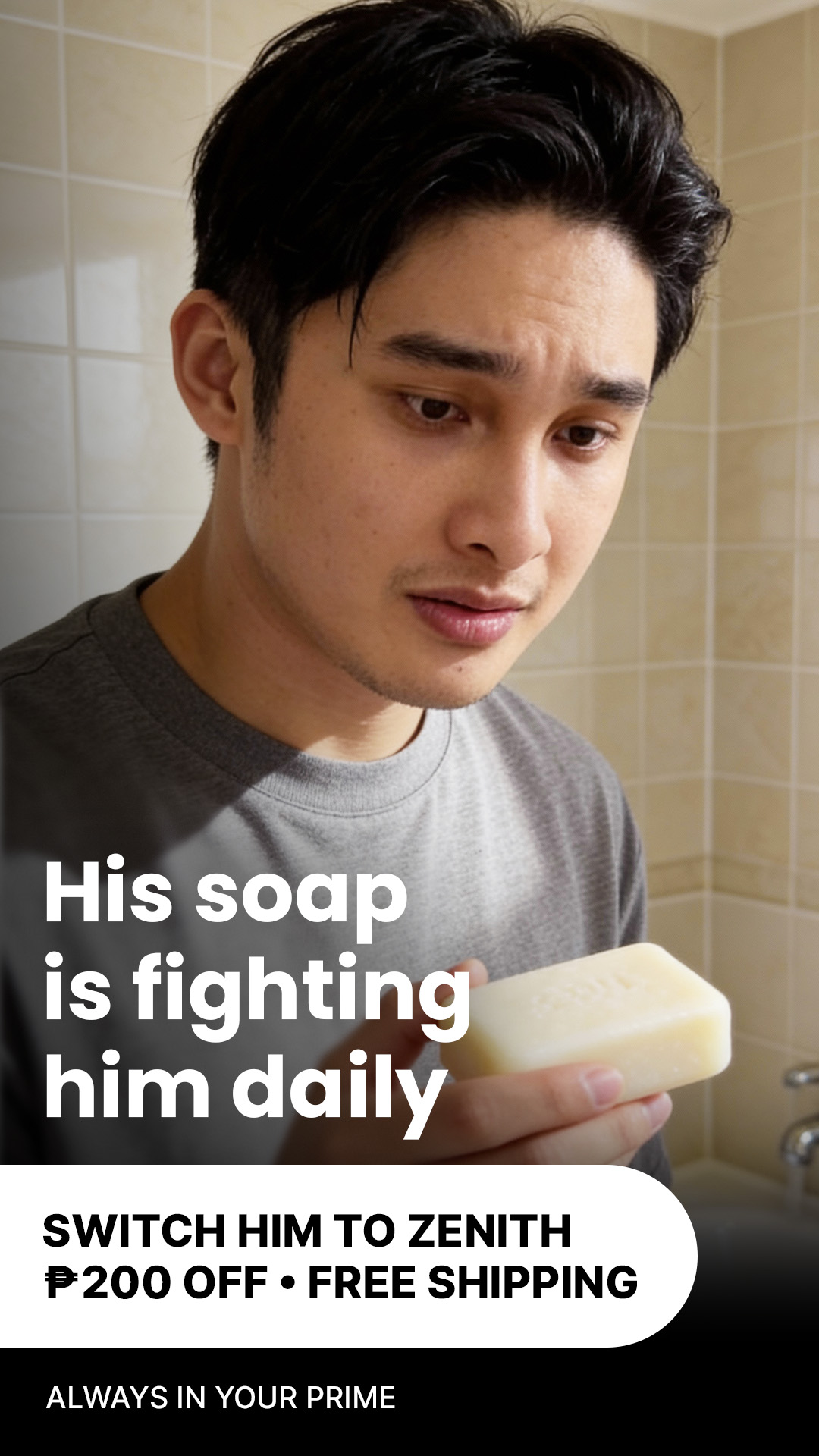 Zenith PH - Anti-Aging Tallow Cleanser Facebook ad: The Miracle Cleanser For Men