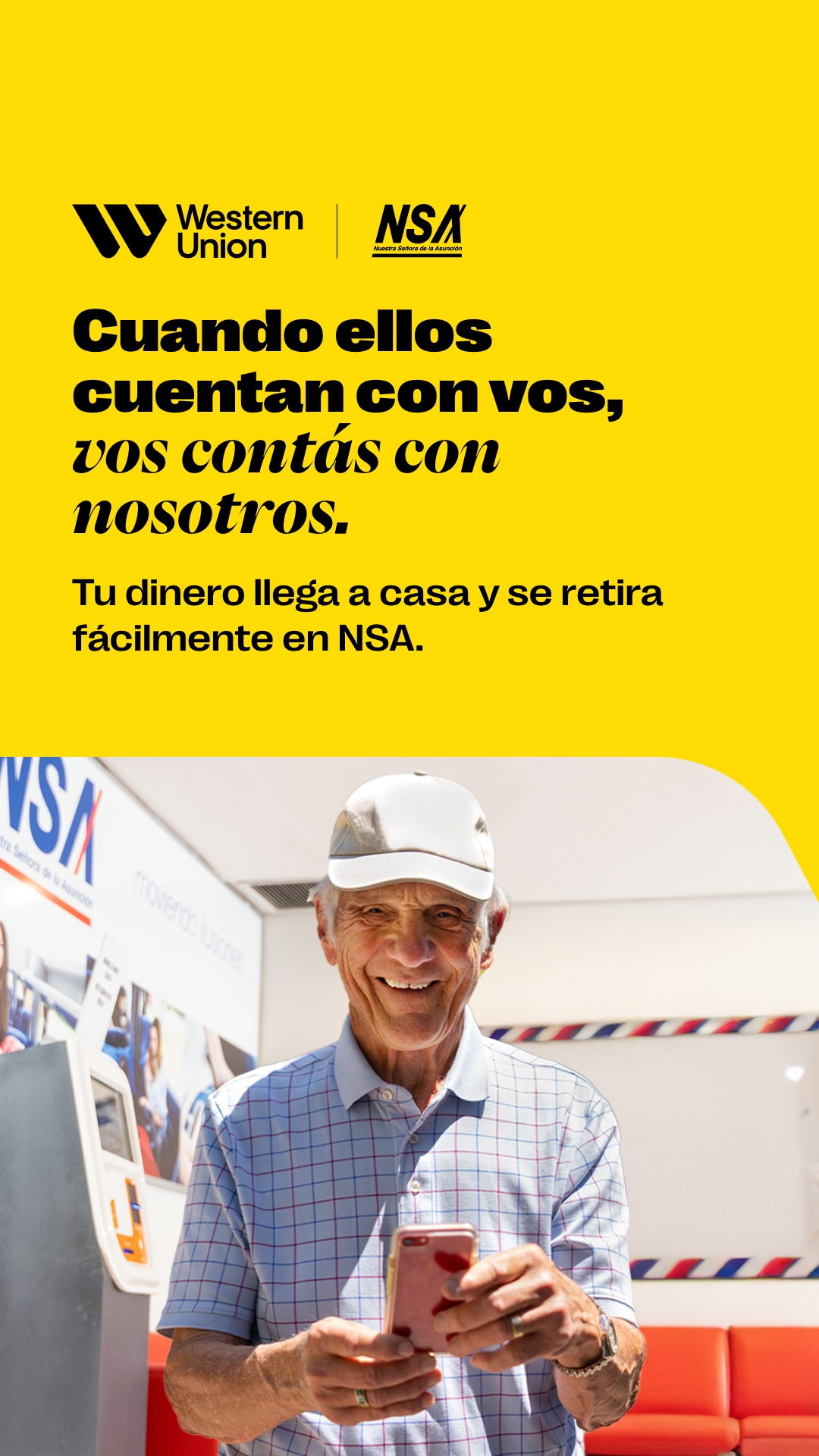 Western Union Argentina Facebook ad from Apr 1, 2026