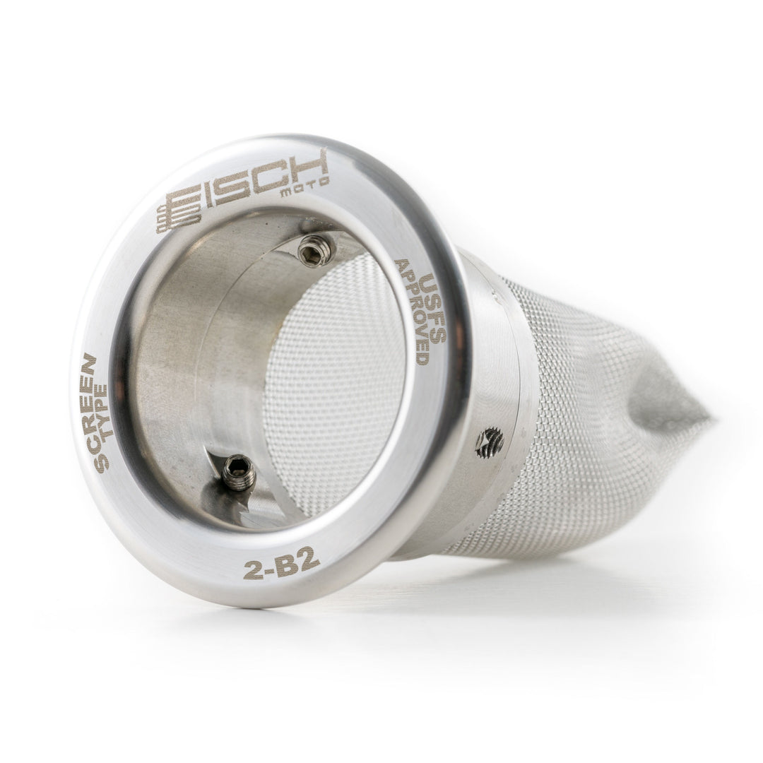 Fisch Moto Facebook ad: Ride Legal! Get a USFS-Approved Spark Arrestor Now!
