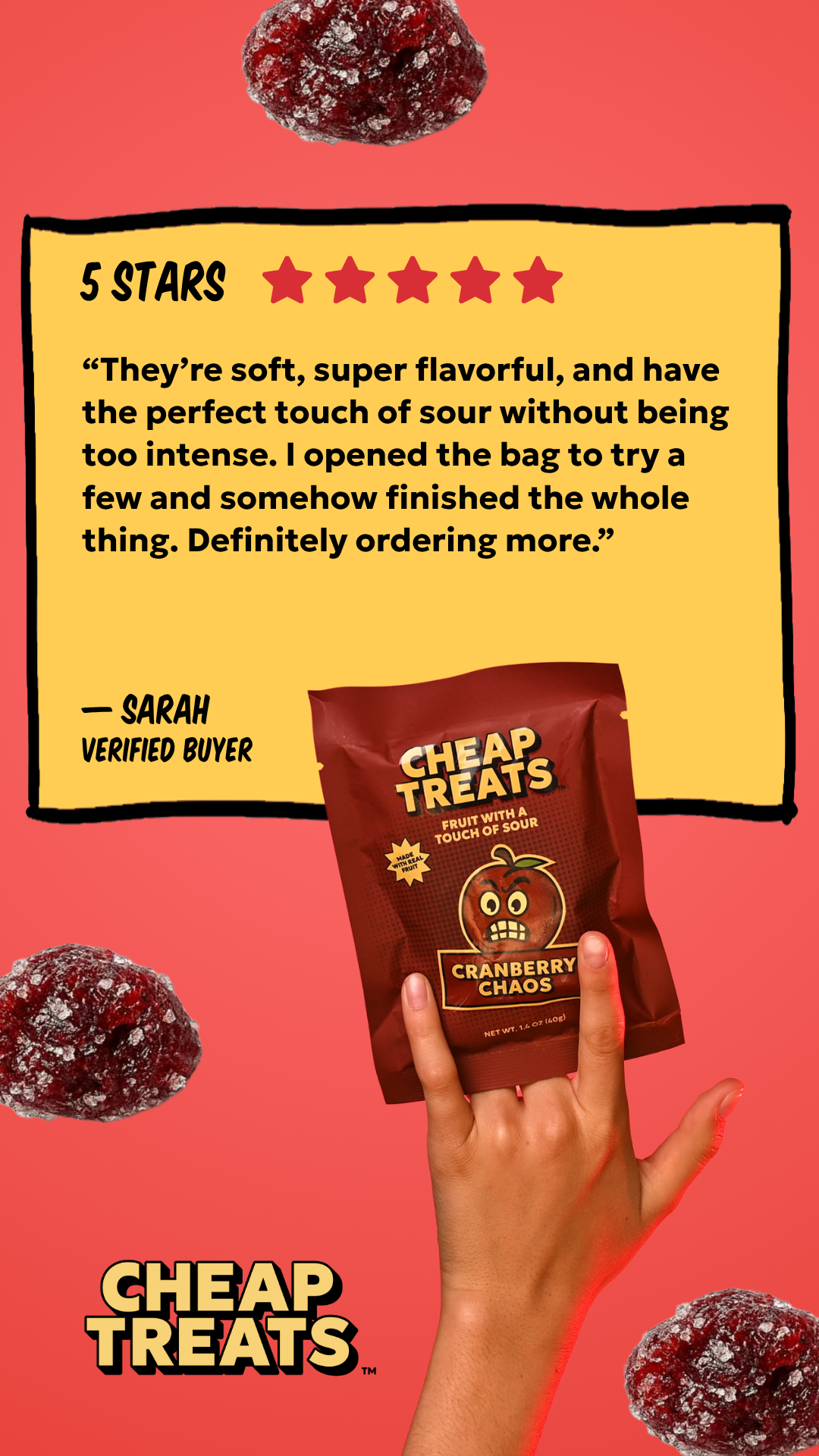 Cheap Treats Facebook ad
