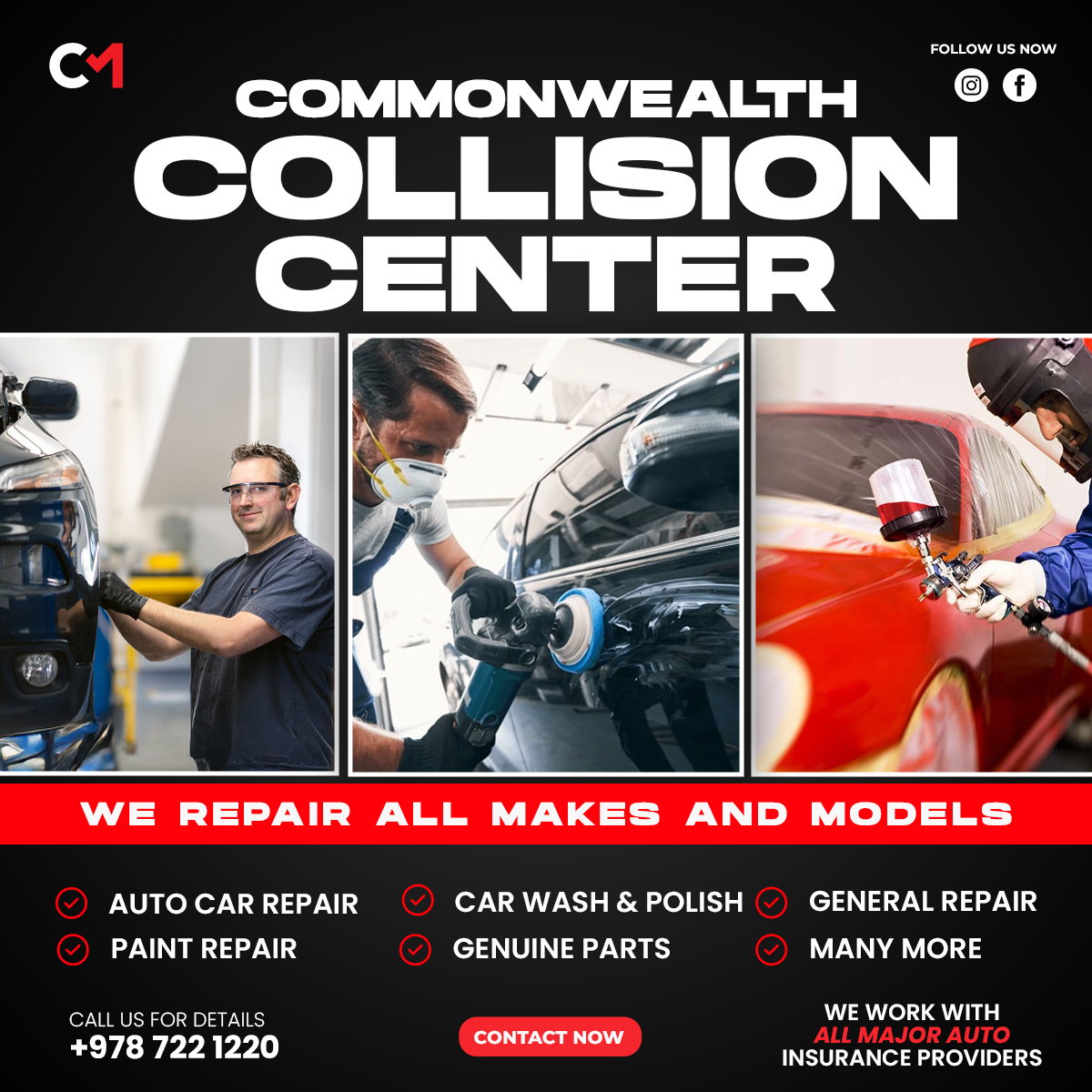 Commonwealth Motors Facebook ad: Commonwealth Service & Body Shop in Lawrence, MA…