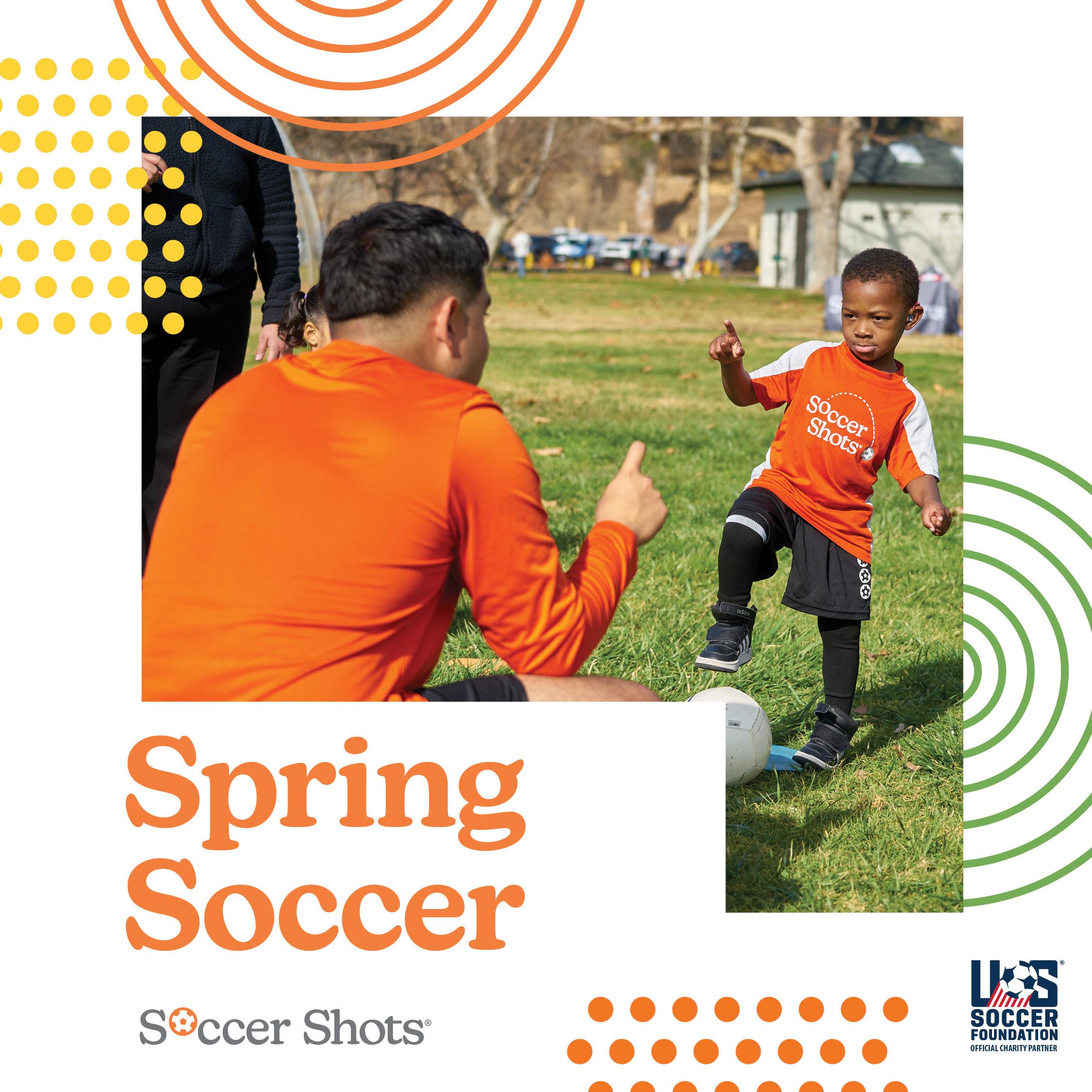 Soccer Shots Southeast Pennsylvania Facebook ad: Enroll for Spring Fun!