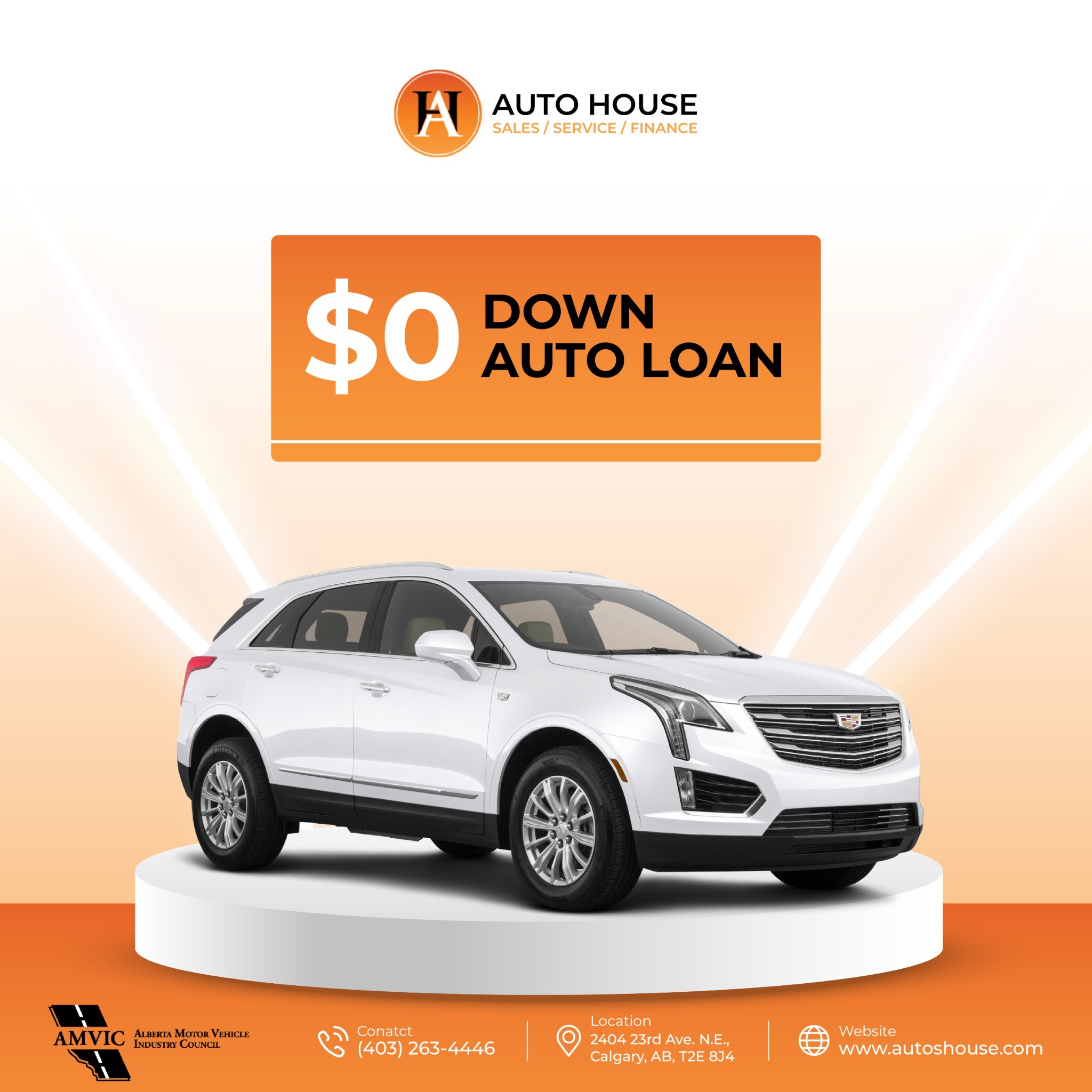 Auto House Facebook ad from Apr 16, 2026