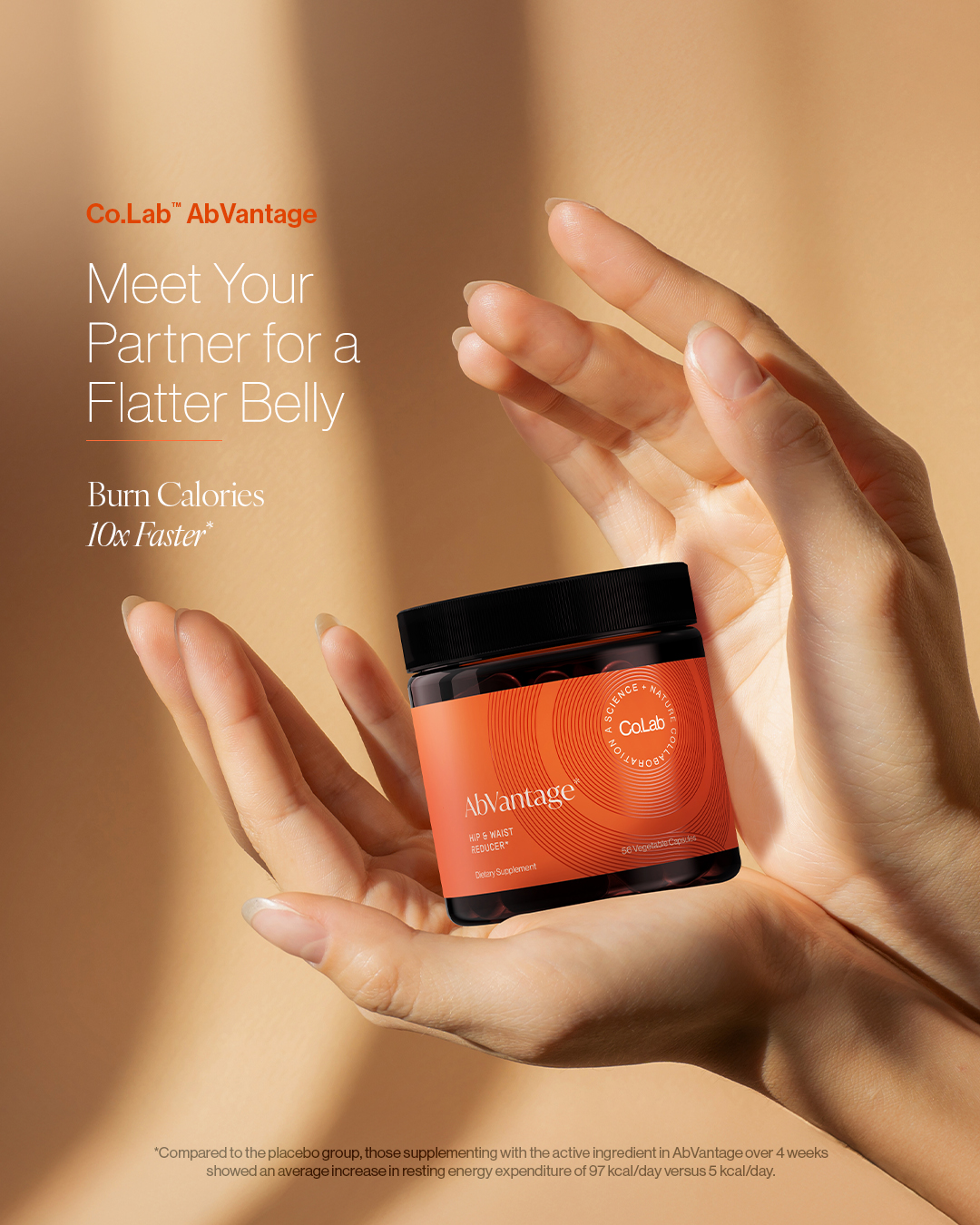 The Perfect Nutrition Facebook ad: AbVantage - An Easy Win