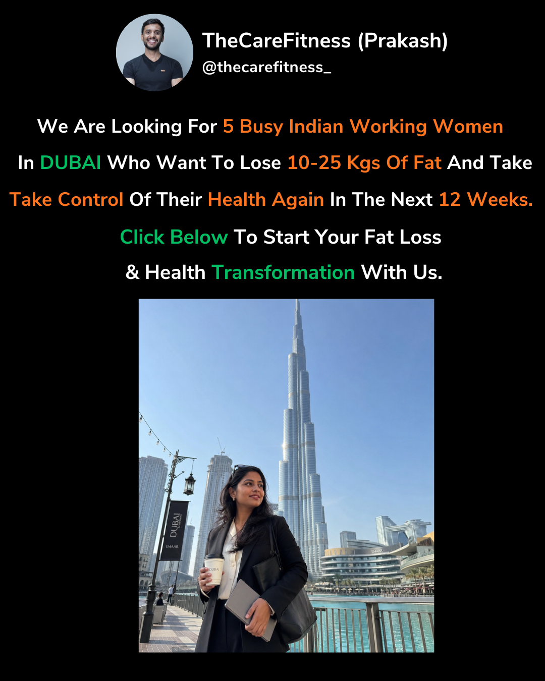 Prakash Sau Facebook ad: Lose 8-10kgs in Just 100 Days
