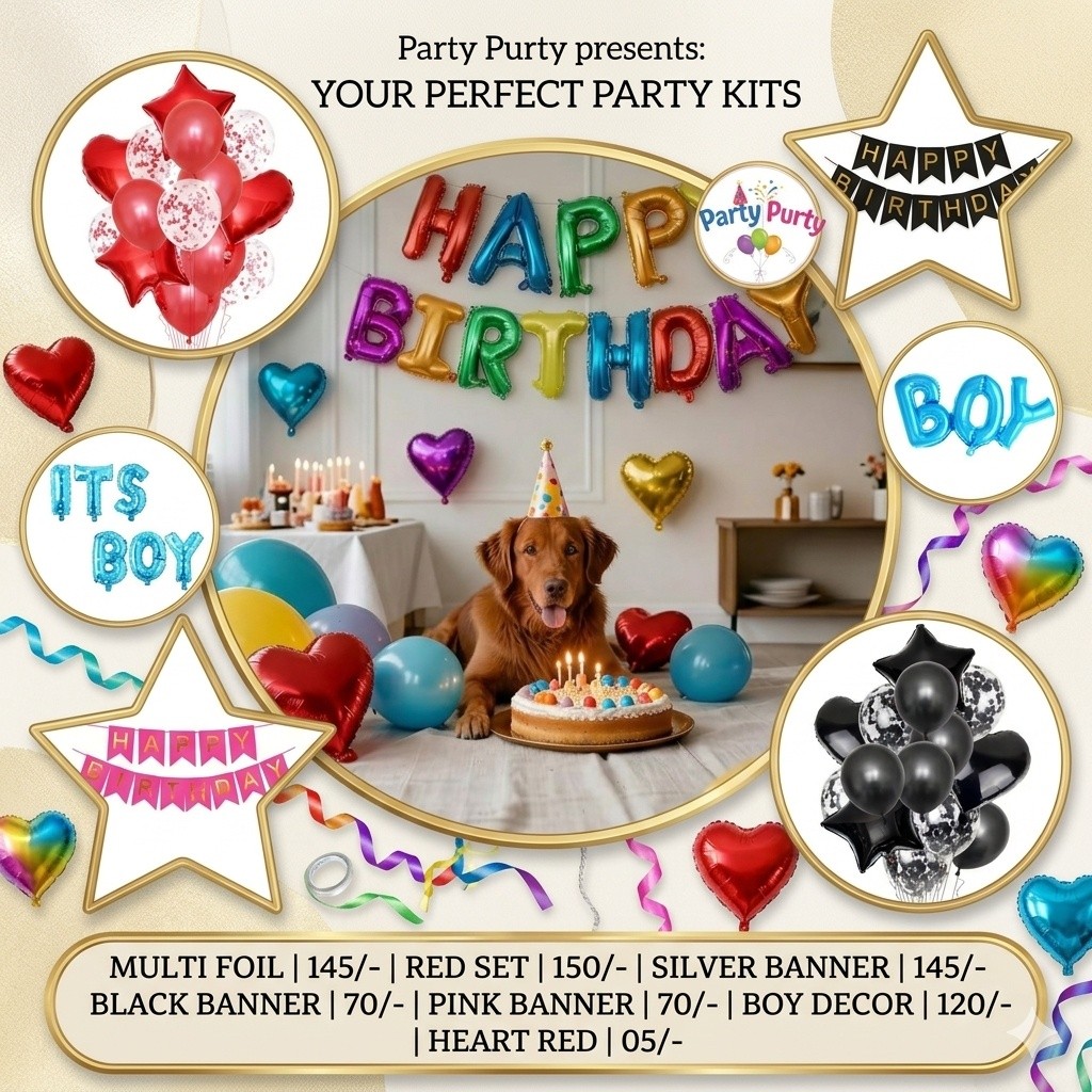 Party Purty Facebook ad: প্রিমিয়াম ডেকোরেশনে সেলিব্রেশন হোক রাজকীয়!
