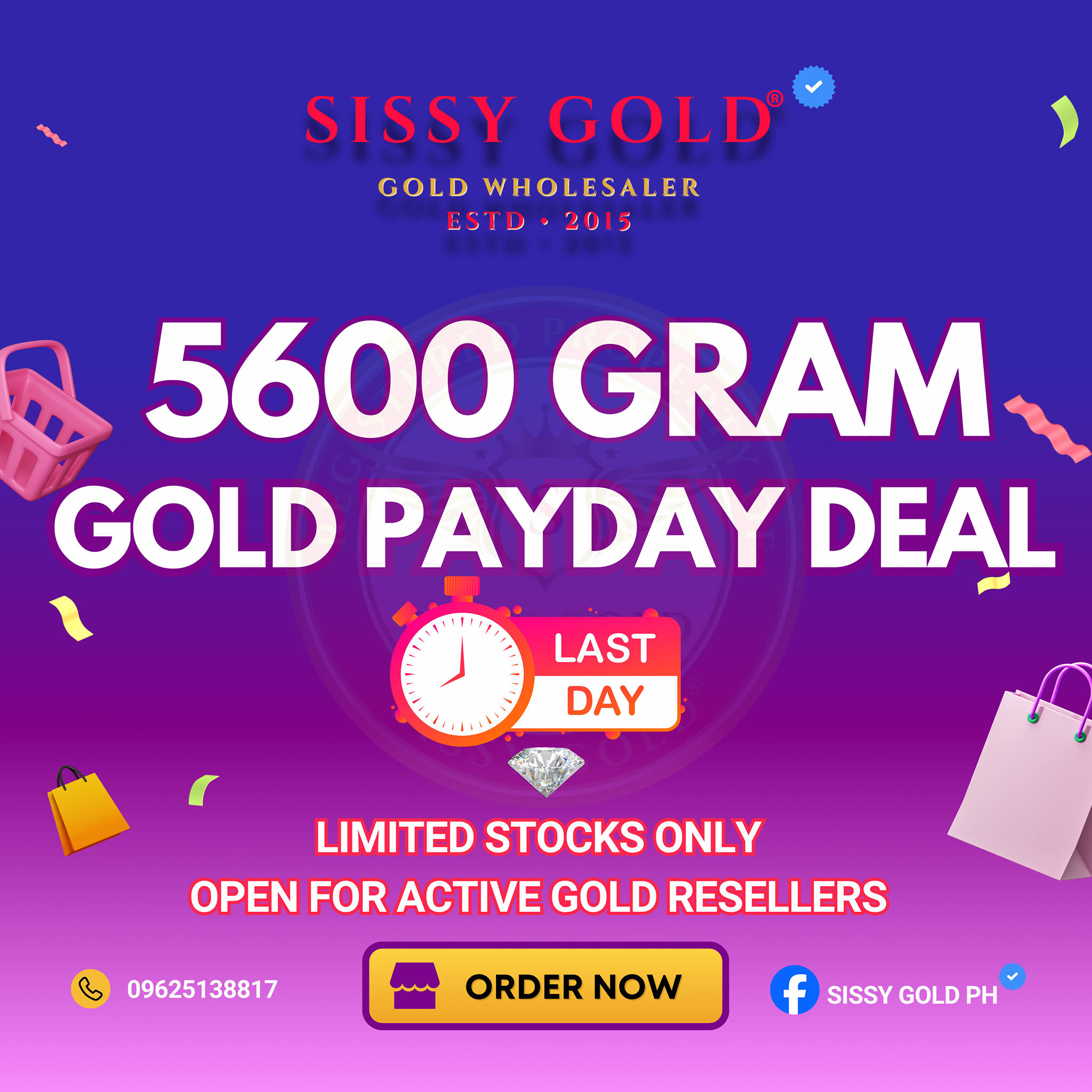 SISSY Gold PH Facebook ad