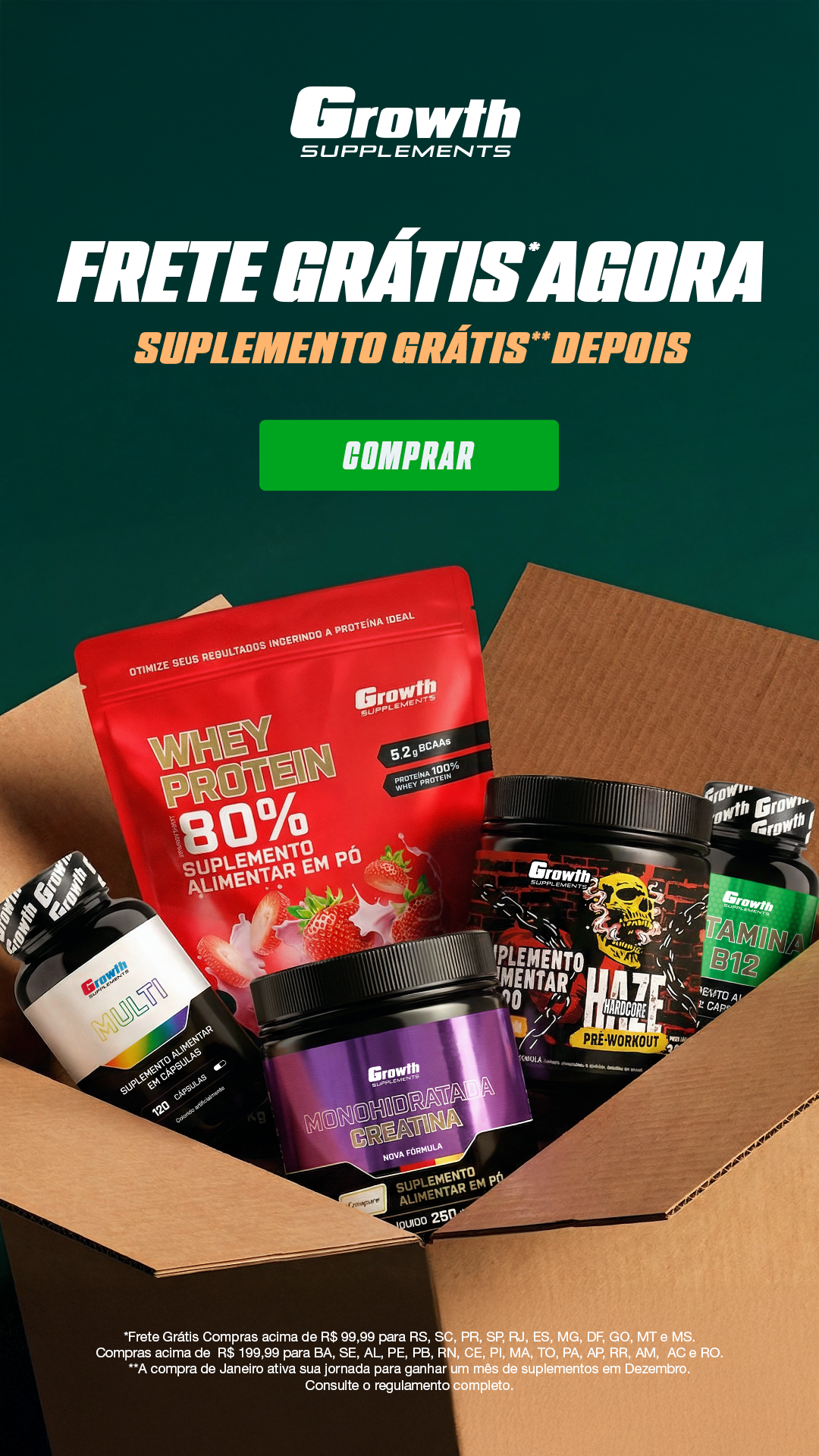 Growth Supplements Facebook ad